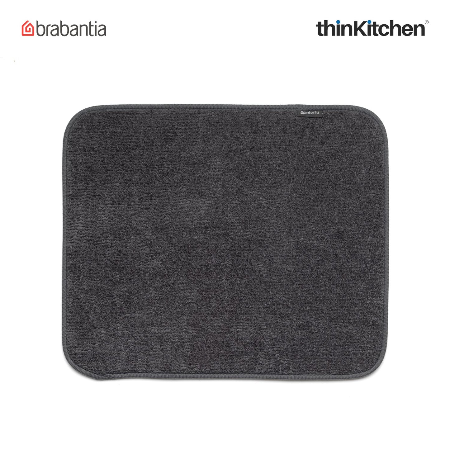 Brabantia Microfibre Dish Drying Mat Dark Grey