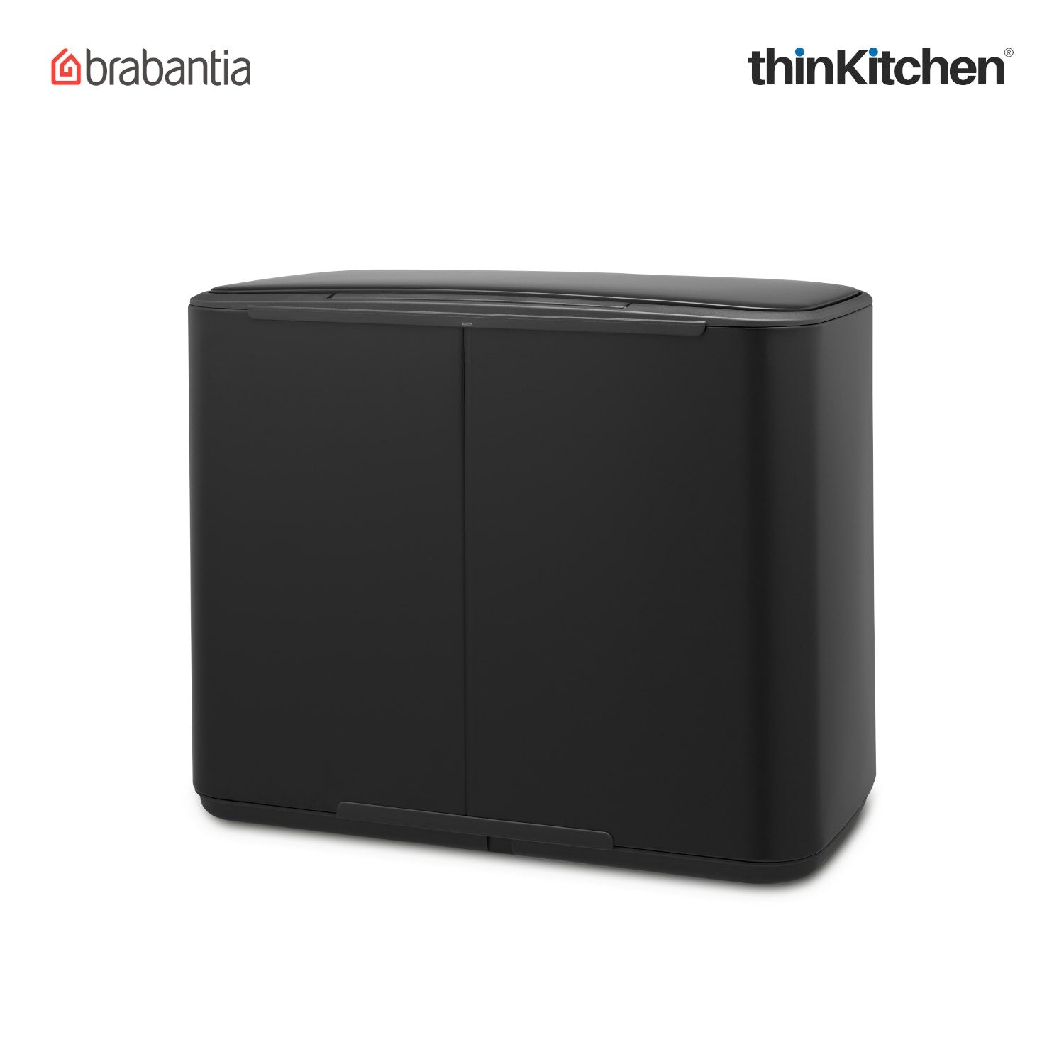 Brabantia, Waste Management, Dustbin, Bo Pedal Bin, 3 X 11 Litre, Matt Black - 5