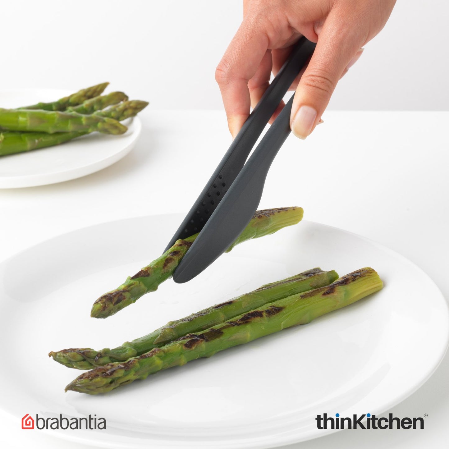 Brabantia Kitchen Tongs Plus Tweezers