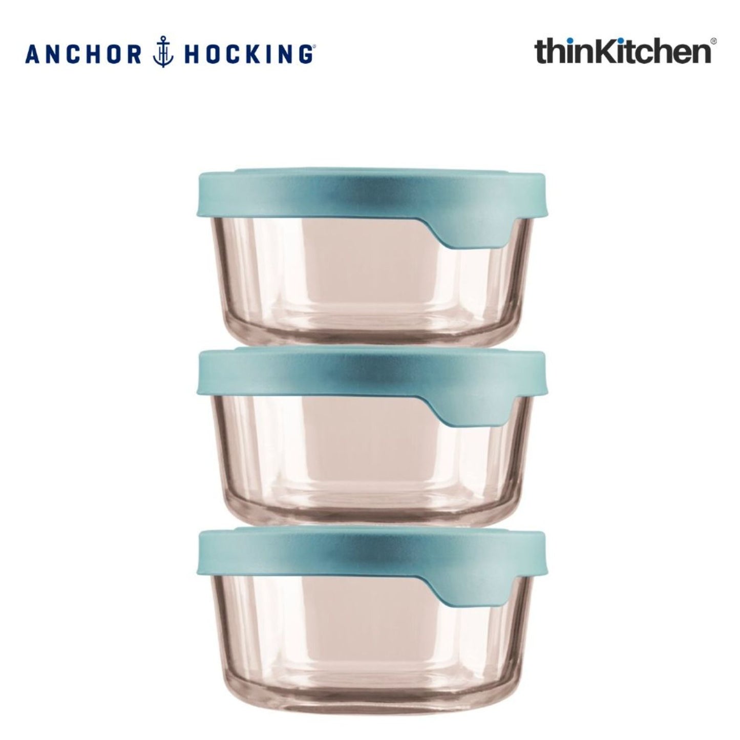 Anchor Hocking Trueseal Lid 6pcs set Food Storage Container