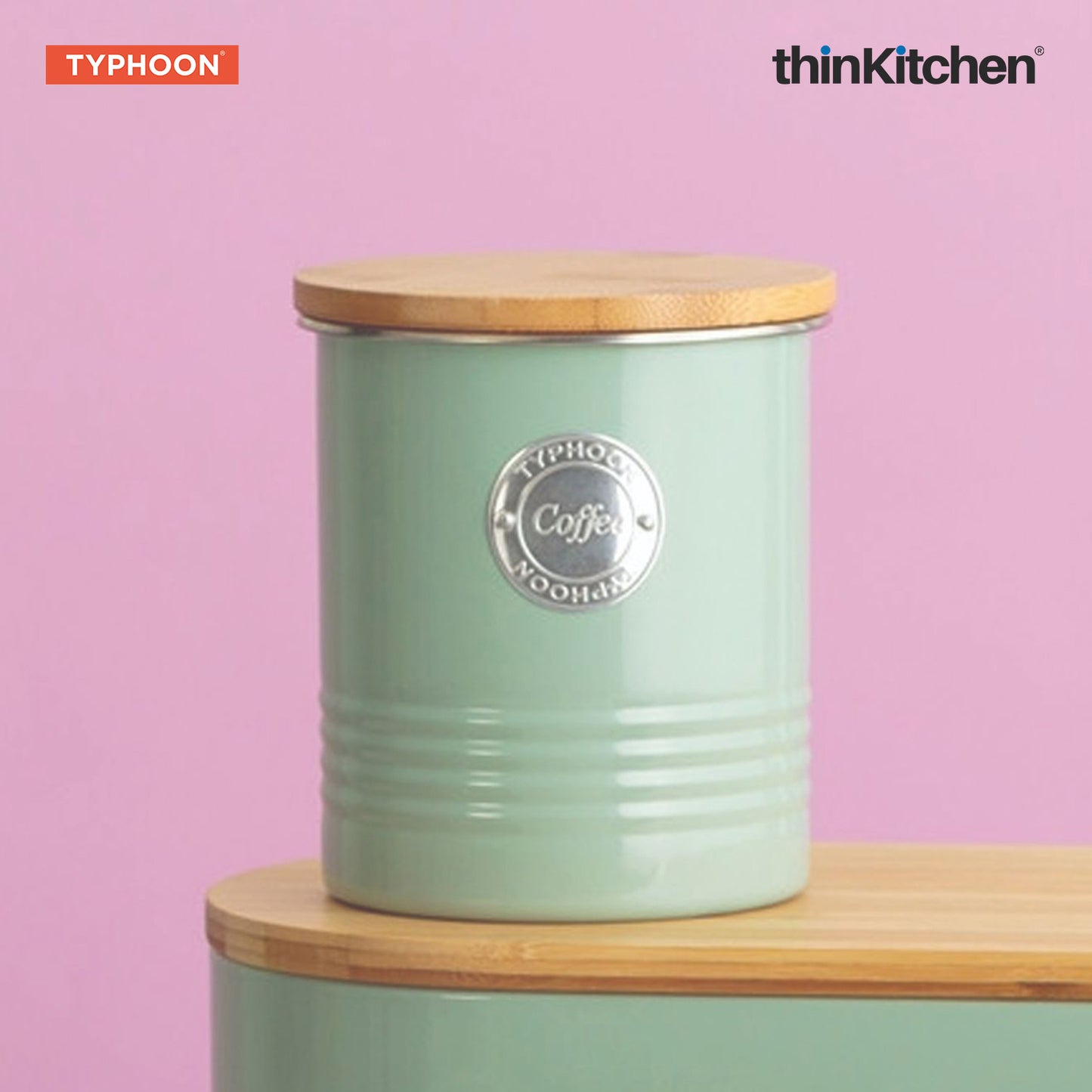 Typhoon Living Collection | 1-Quart Coffee Canister - Sage