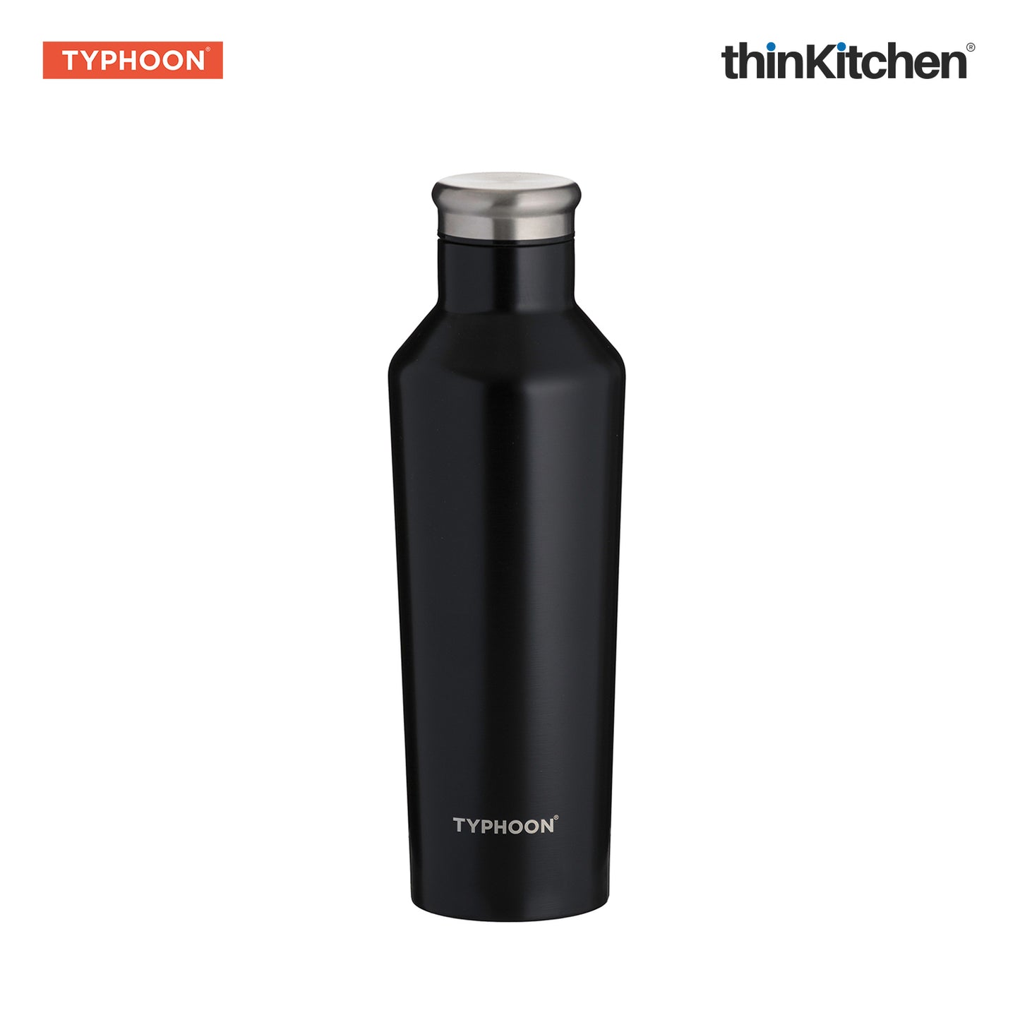 Typhoon Pure Double Wall Bottle Black 500ml