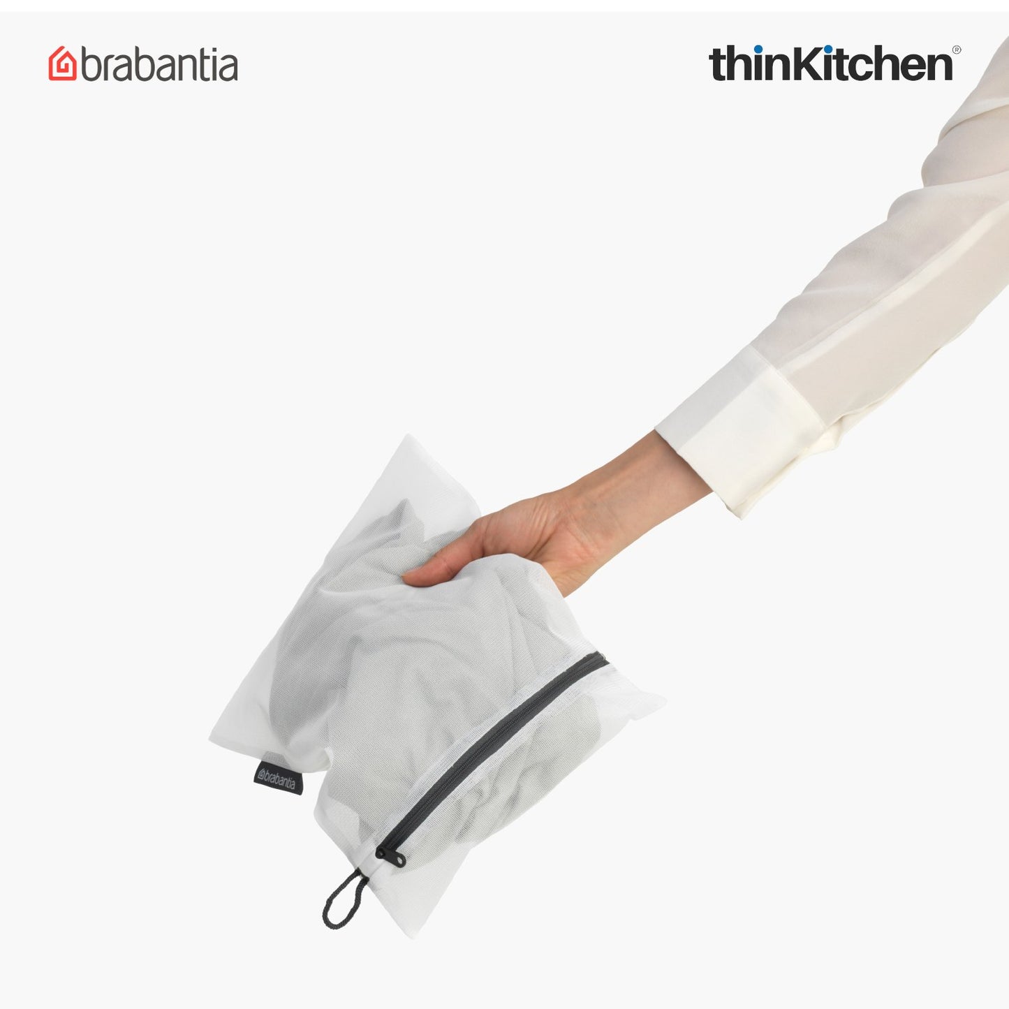 Brabantia Black Wash Bags Set Of 3