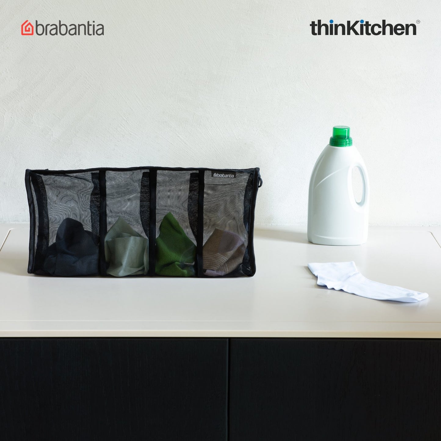 Brabantia Sock Wash Bag Black
