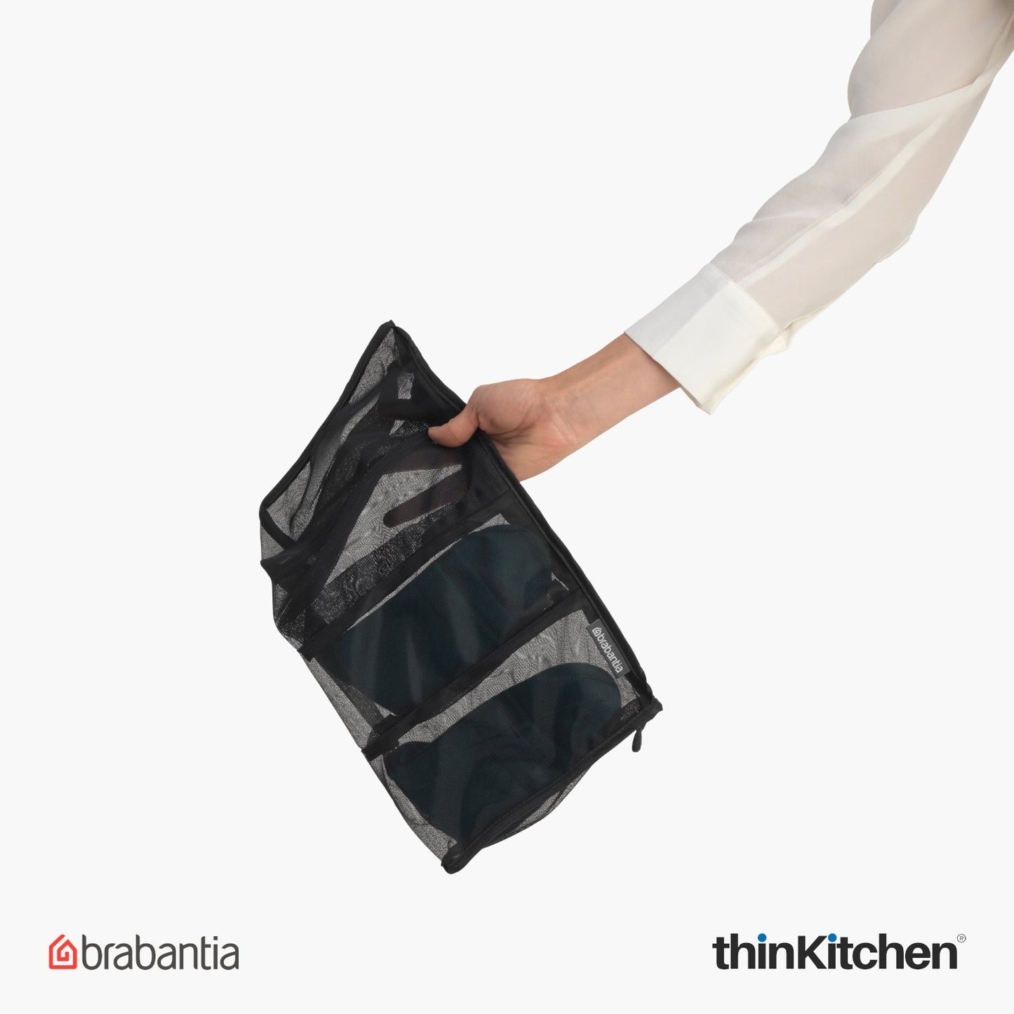 Brabantia Sock Wash Bag Black