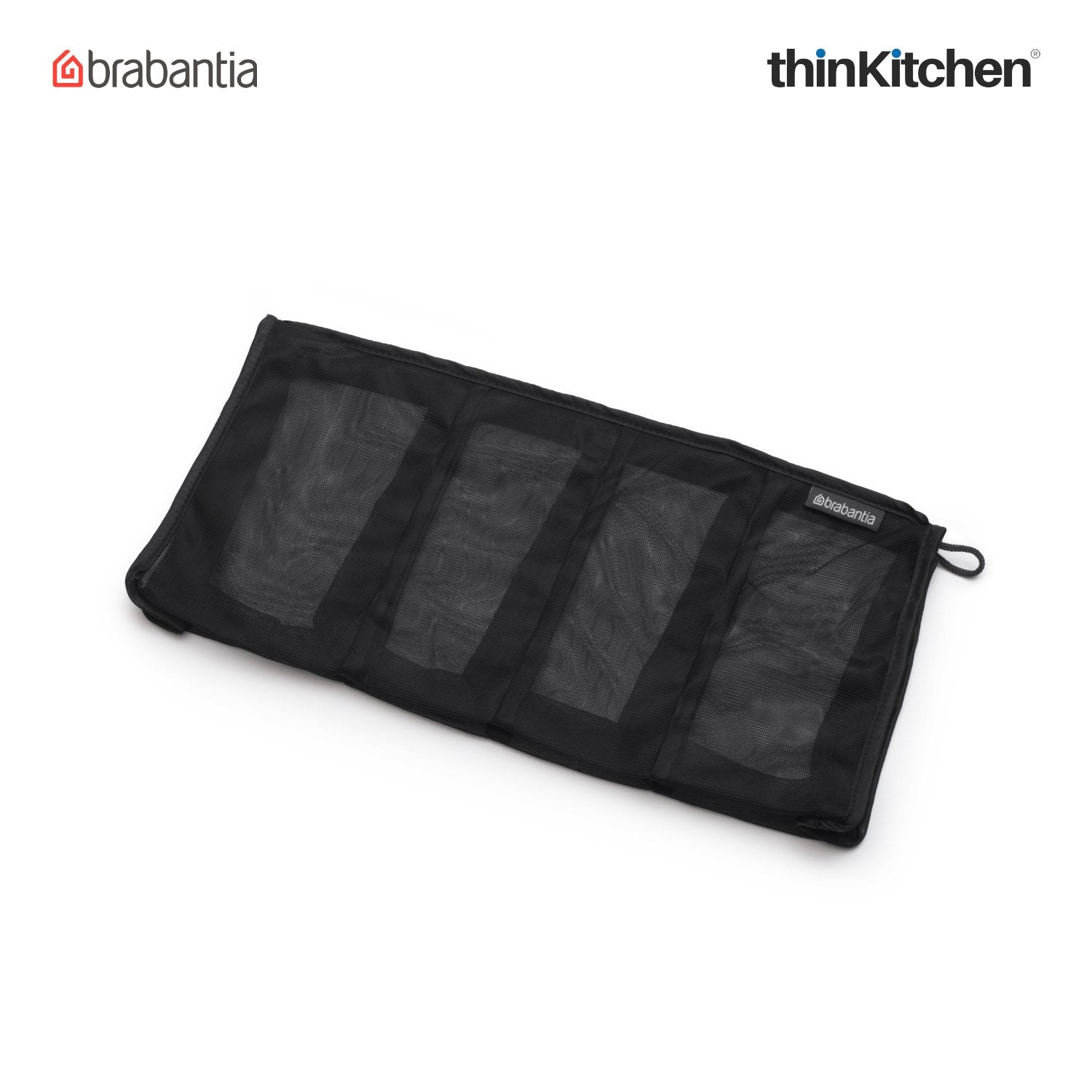 Brabantia Sock Wash Bag – Black | Mesh Laundry Bag for Socks & Delicates, Keeps Pairs Together in Washer & Dryer | Secure Zipper Closure & Durable Breathable Mesh - 5