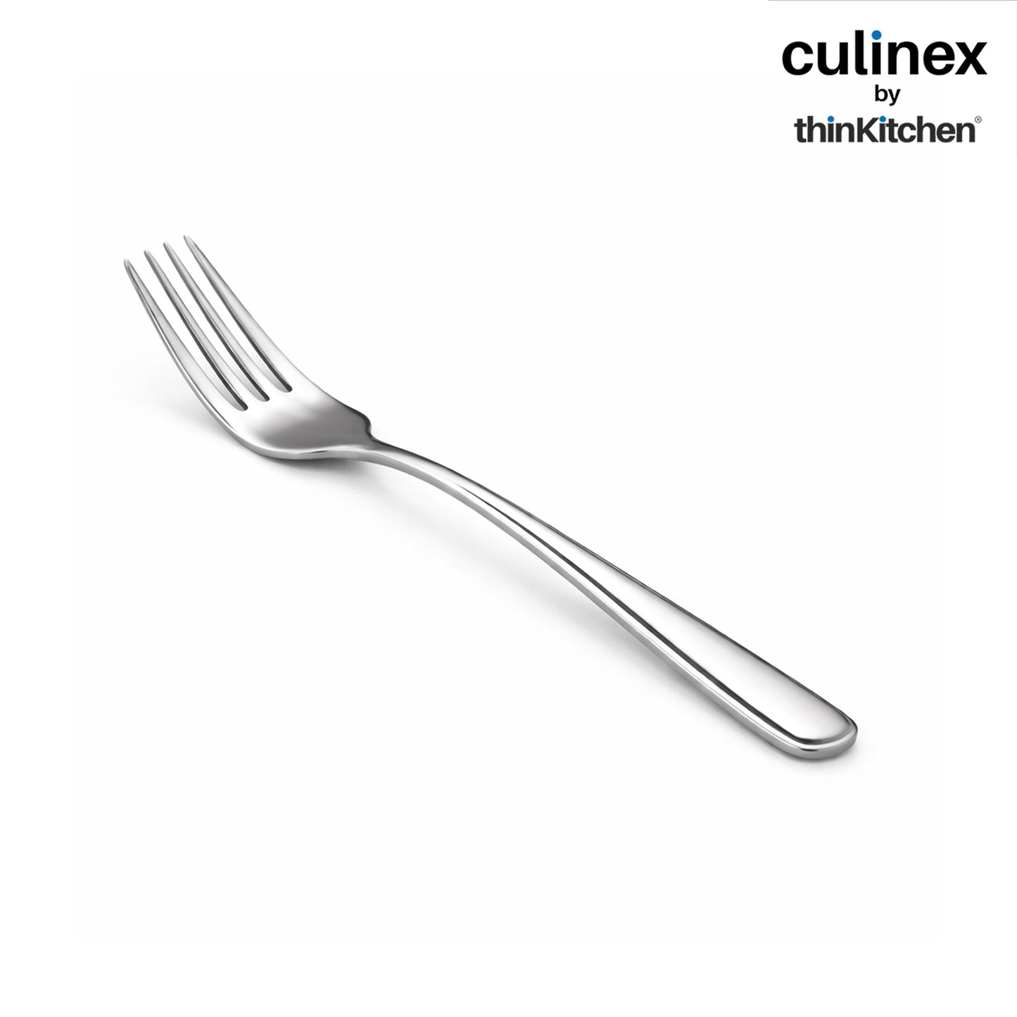Culinex by thinKitchen 18/8 Stainless Steel 8.3" Table Fork Set of 2 for Dining Table, Kitchen| Silver Rustproof Flatware By thinKitchen (Dora)
