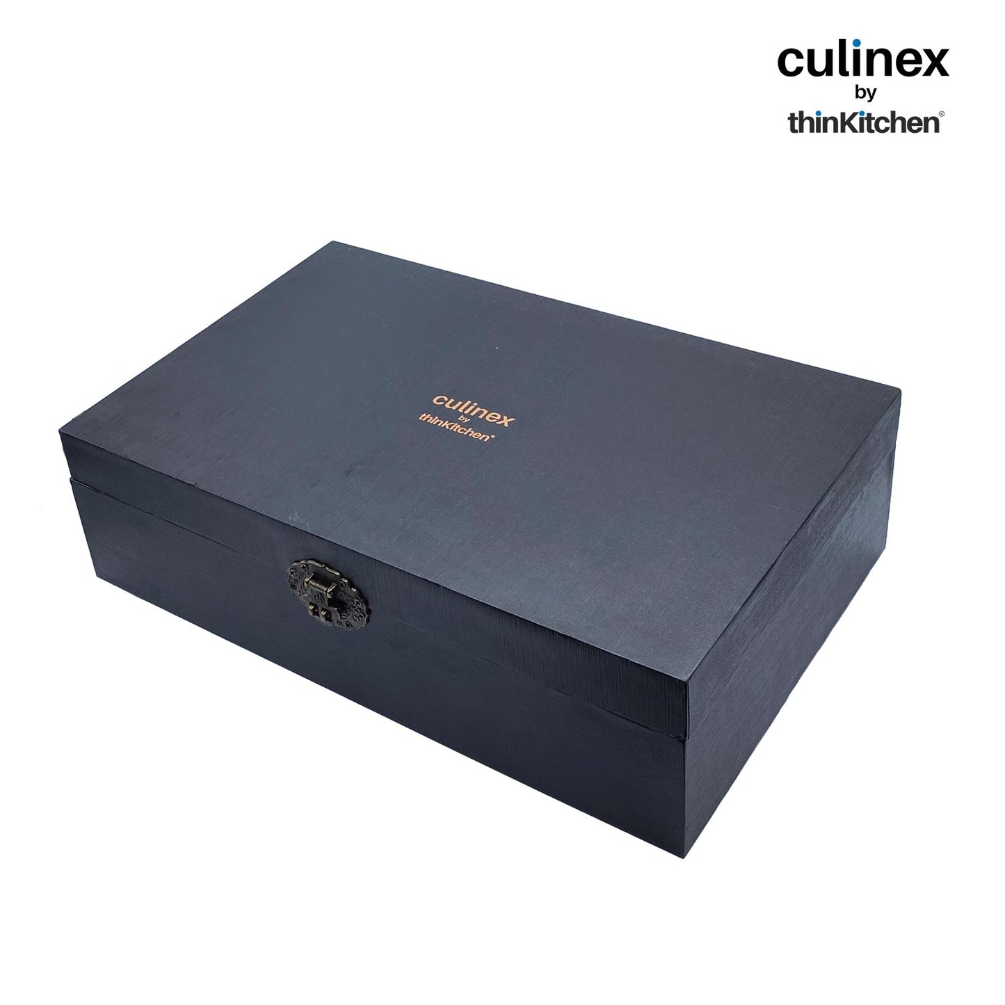 Culinex by thinKitchen|Dora 18/8 Stainless Steel 90-Piece Premium Specialty Cutlery Set | Dessert, Soup, Tea, Coffee, Butter, Ice Tea Spoons & Knives | Elegant Flatware | International Finish
