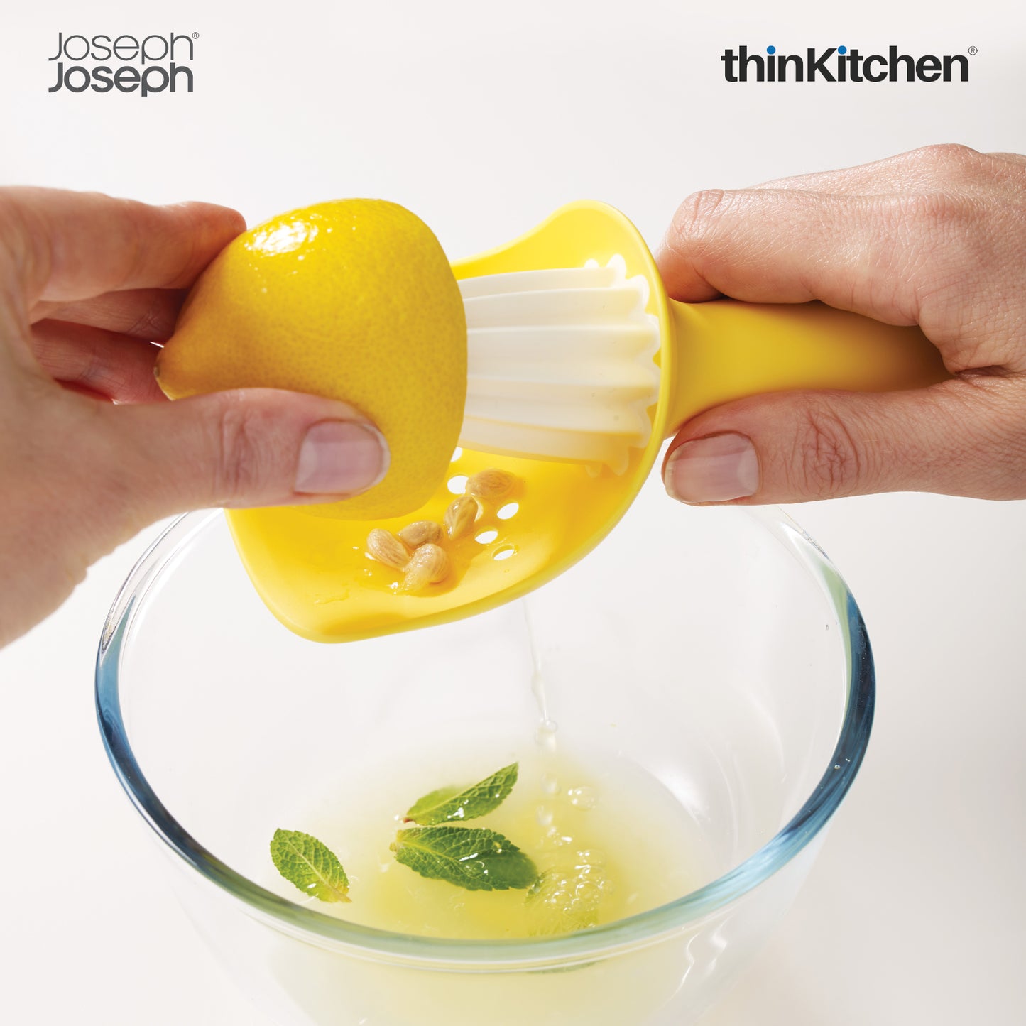 Joseph Joseph Catcher Citrus Reamer Yellow