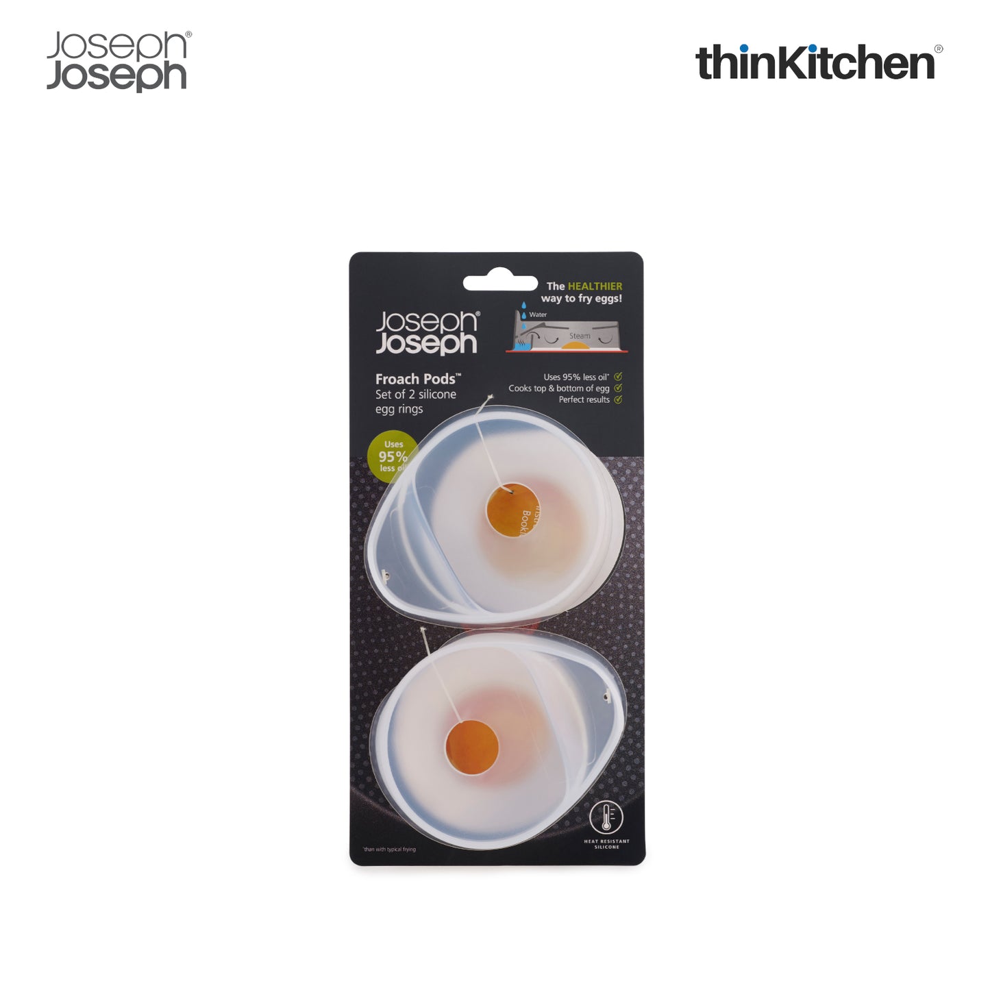 Joseph Joseph Froach Pods Set Of 2 Egg Rings