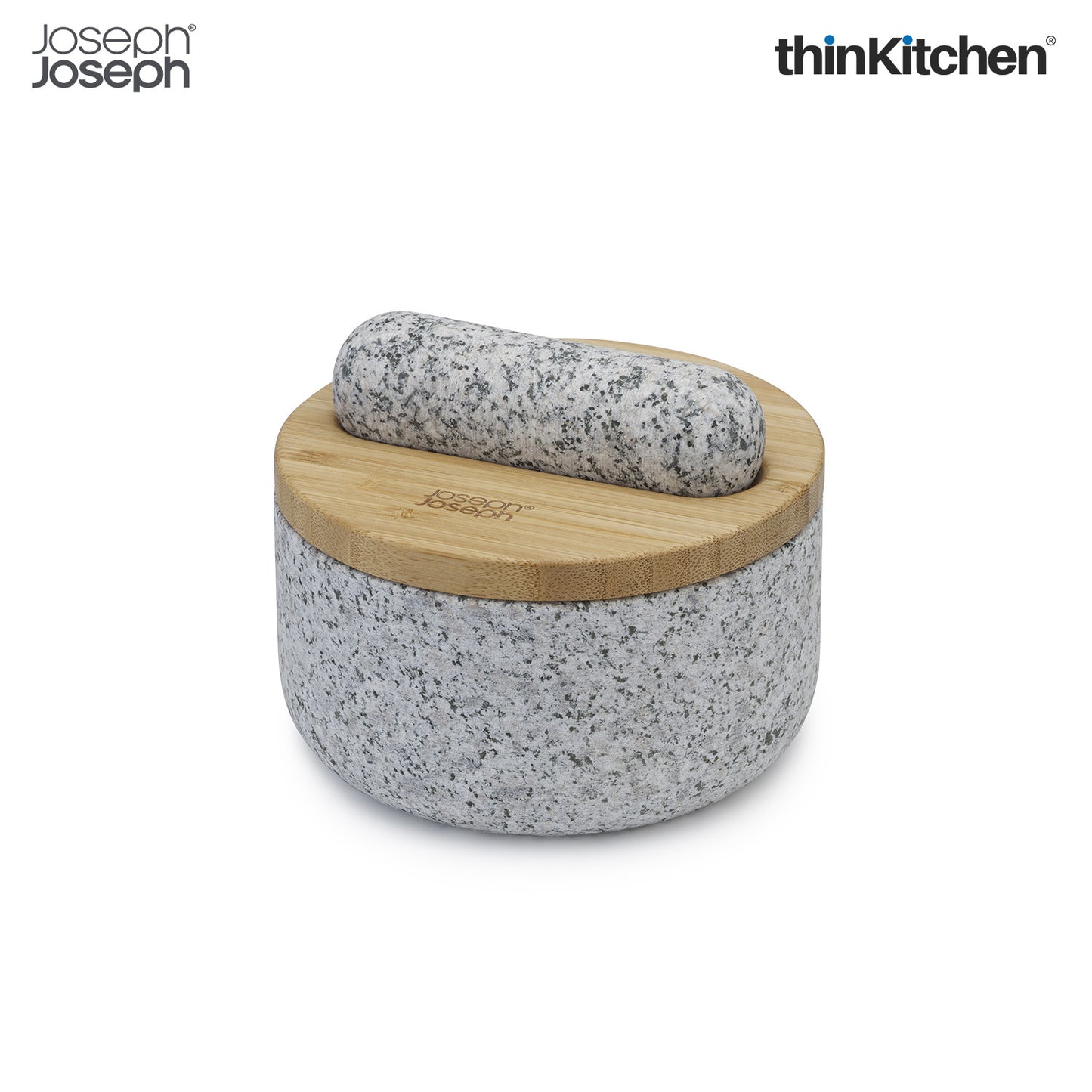 Joseph Joseph Dash™ Pestle & Mortar Set with Bamboo Lid