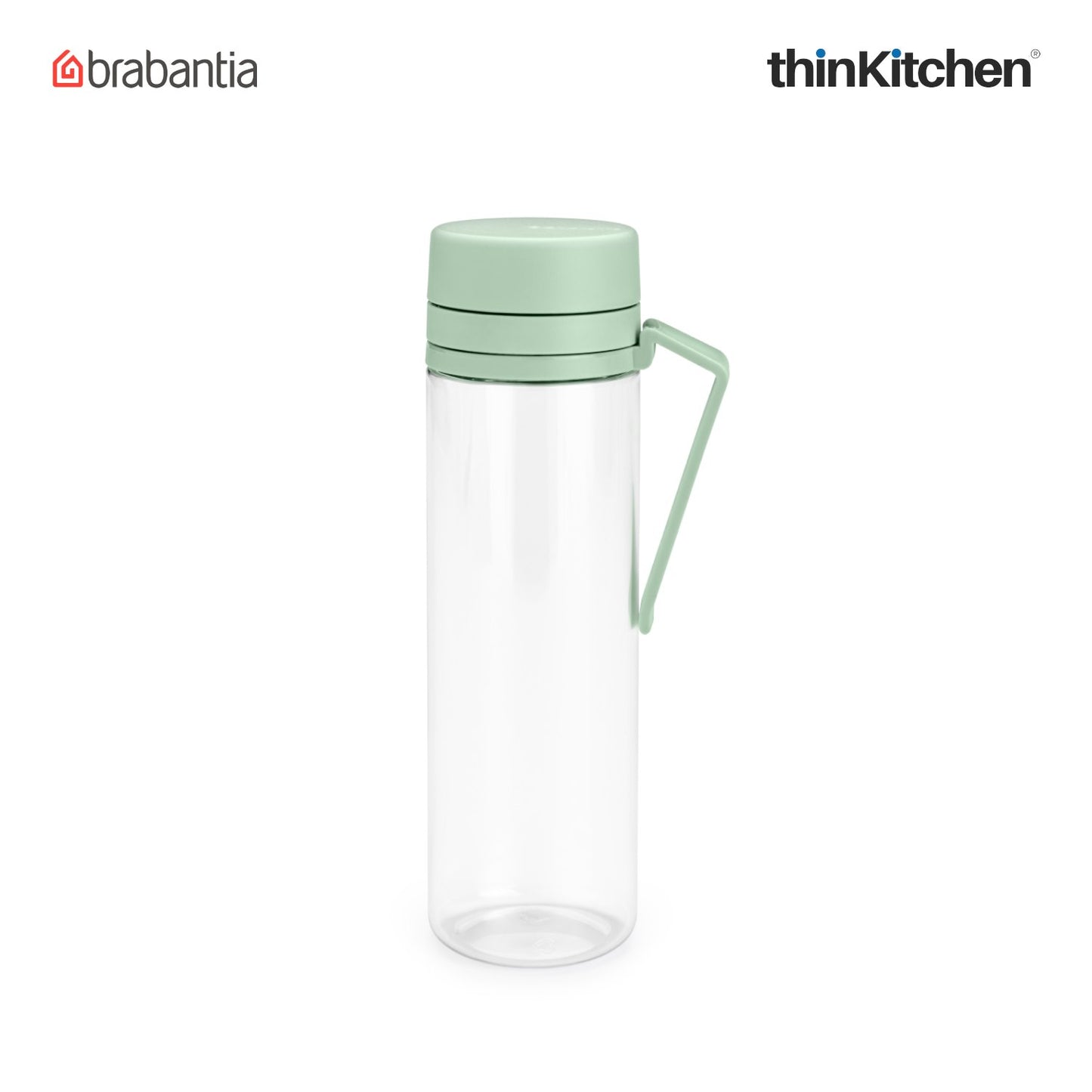 Brabantia Make Take Water Bottle With Strainer 500 Ml Jade Green