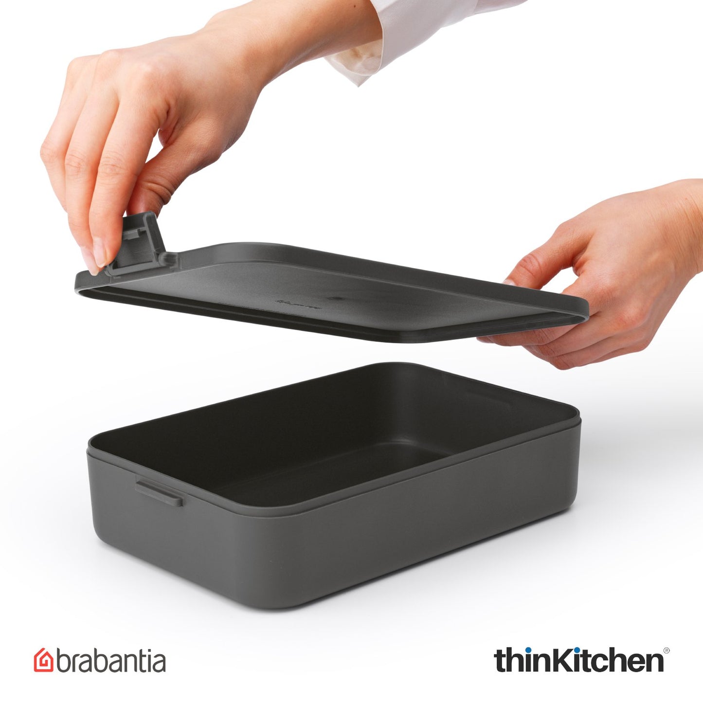 Brabantia Make Take Large Lunch Box Dark Grey