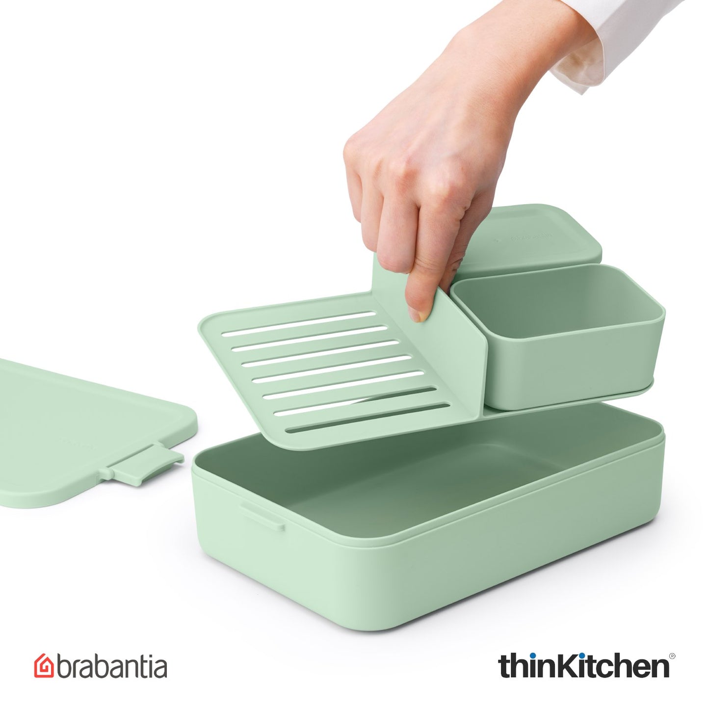 Brabantia Make Take Lunch Box Bento Large Jade Green