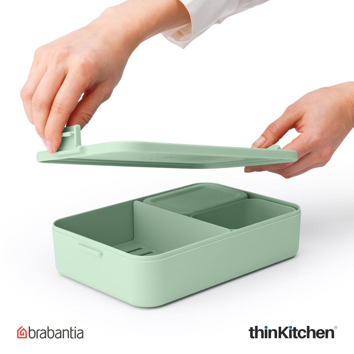 Brabantia Make Take Lunch Box Bento Large Jade Green