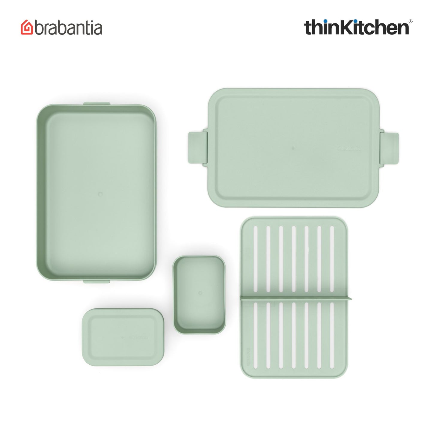 Brabantia Make Take Lunch Box Bento Large Jade Green