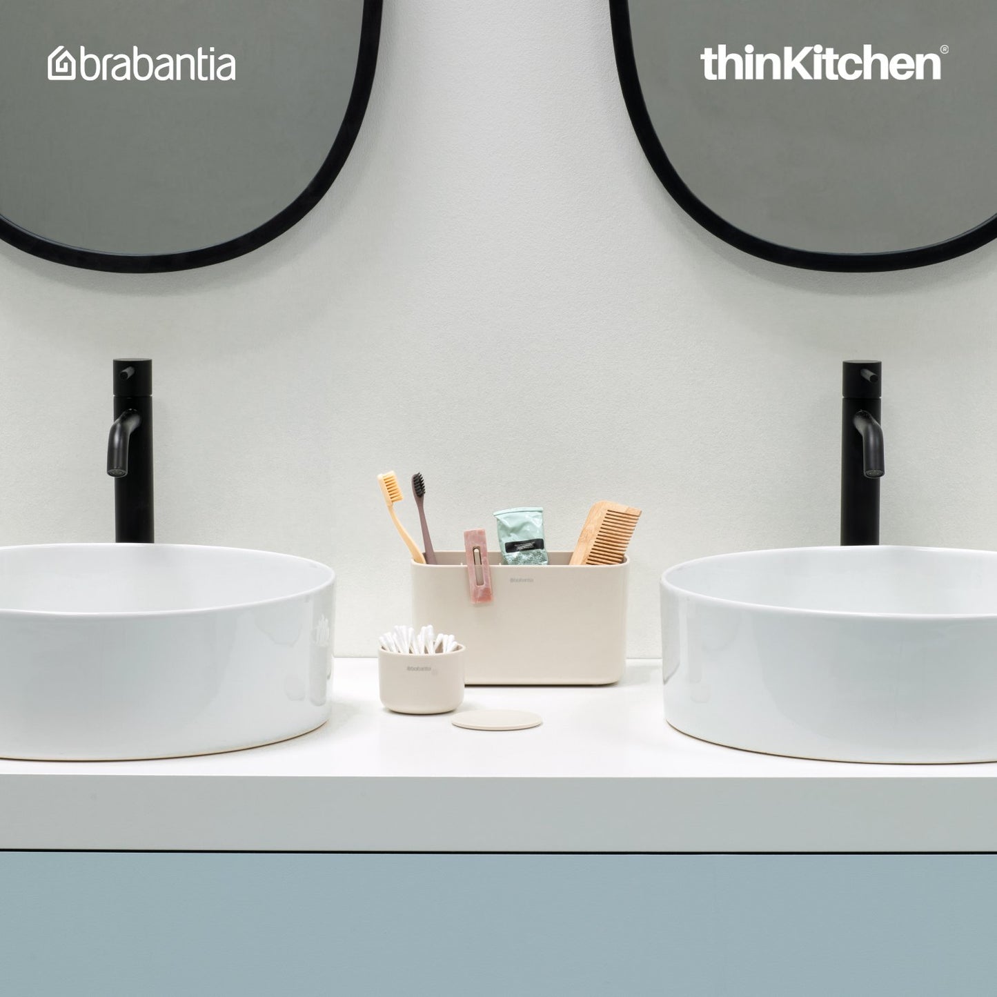 Brabantia Renew Bathroom Caddy Soft Beige