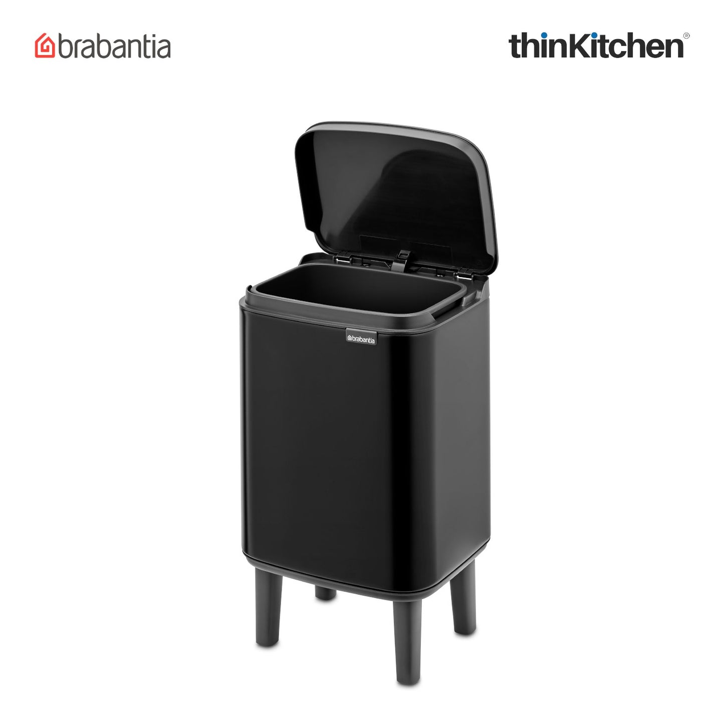 Brabantia Bo Waste Bin Hi 4 Litre Matt Black