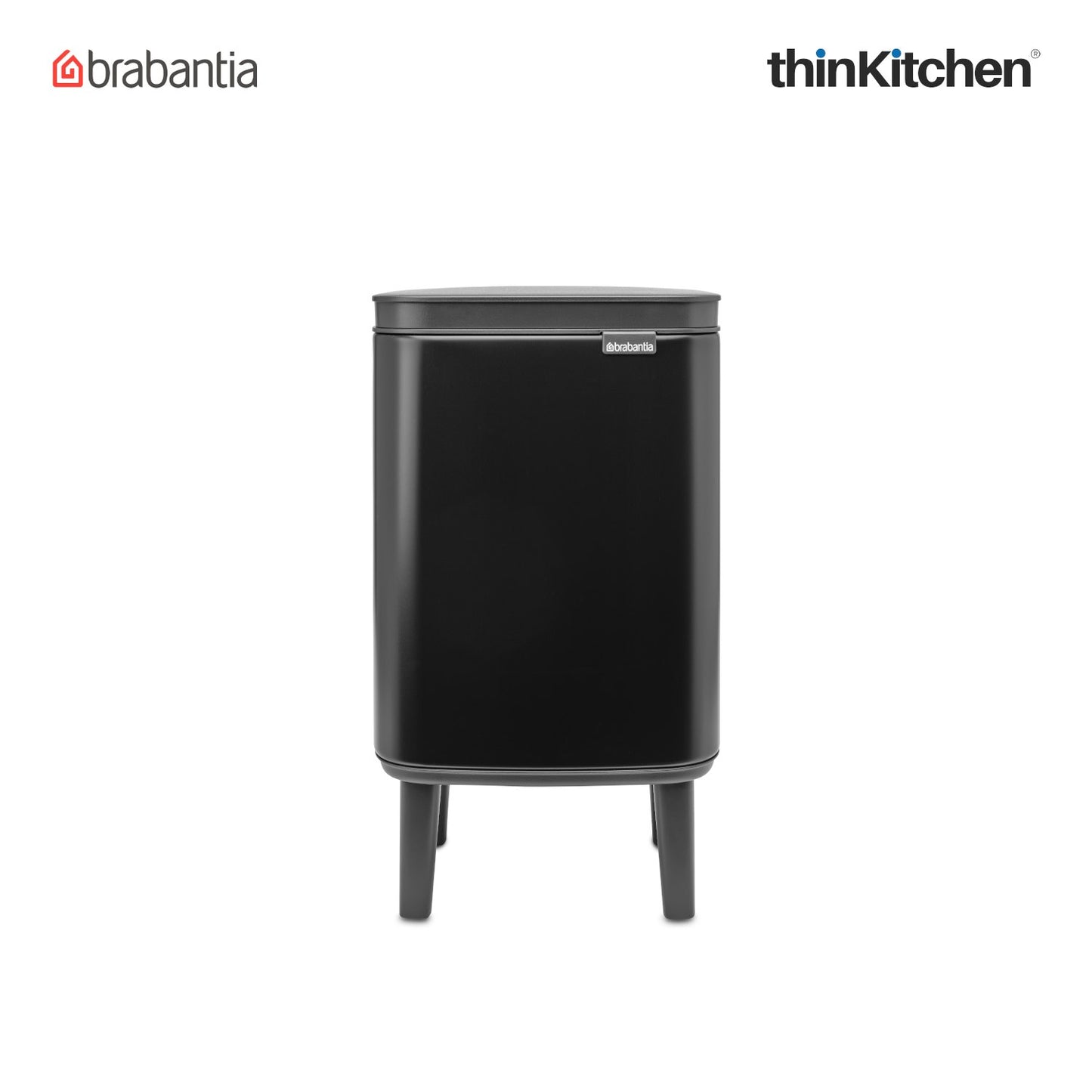 Brabantia Bo Waste Bin Hi 4 Litre Matt Black