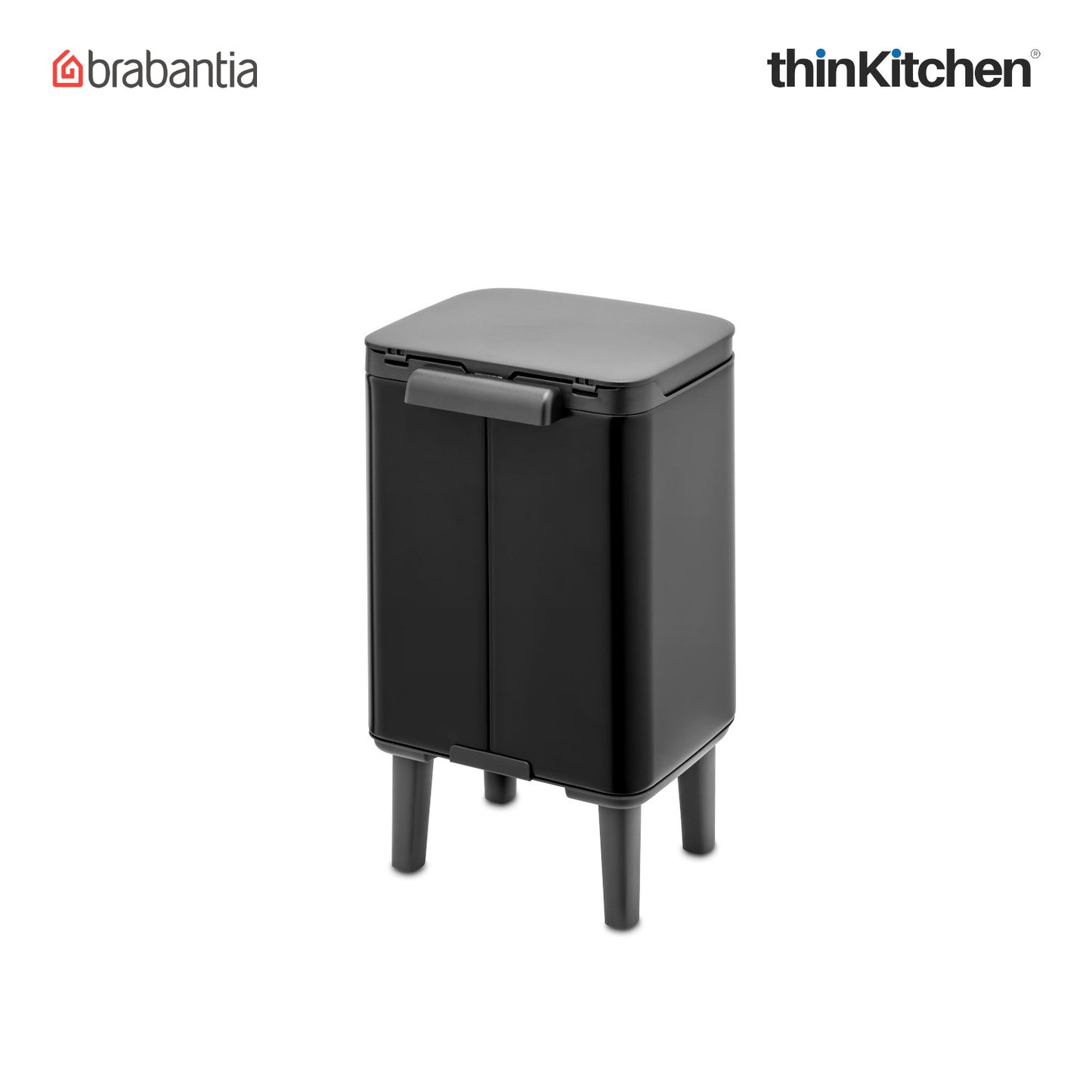 Brabantia Bo Waste Bin Hi 4 Litre Matt Black