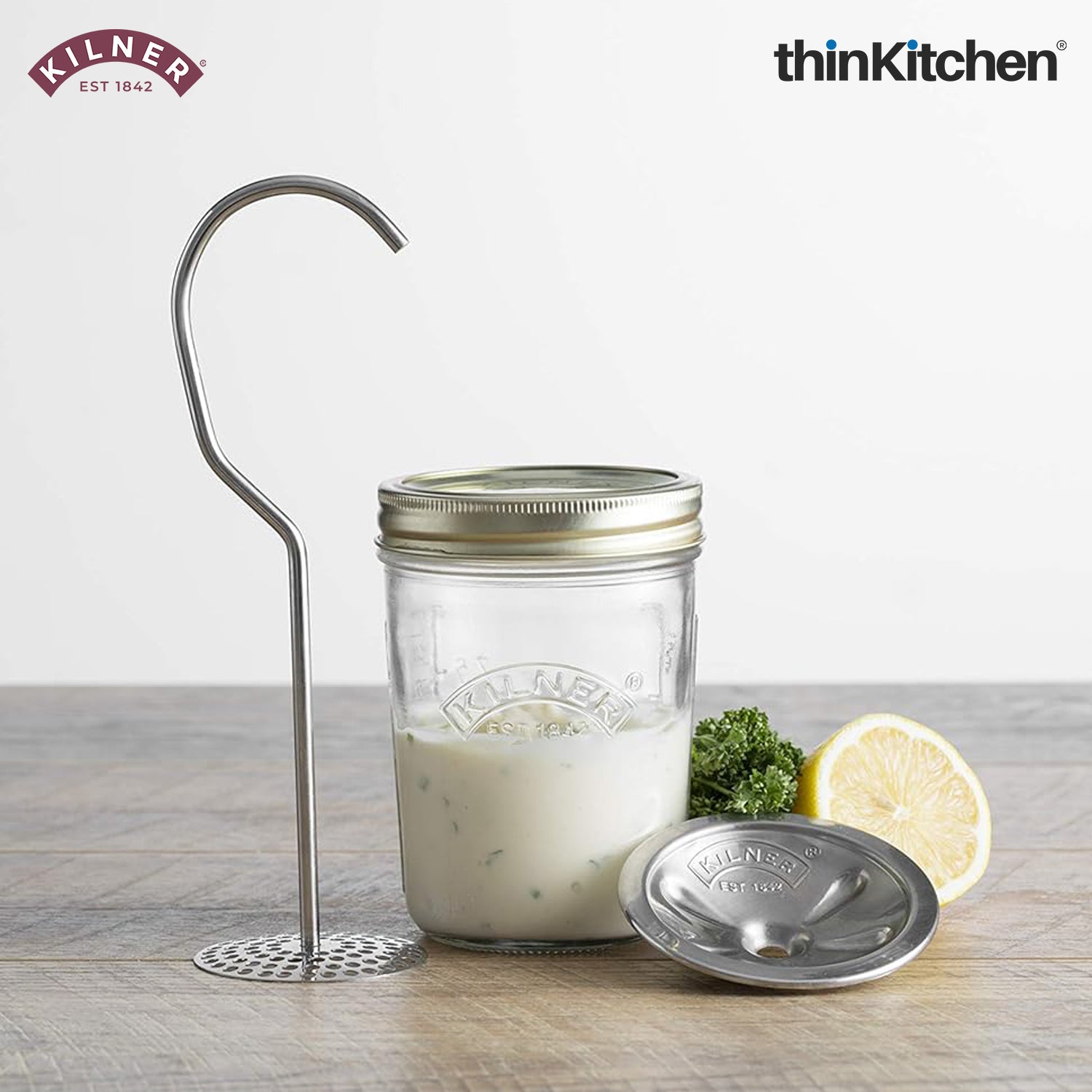 Kilner Mayonnaise & Sauce Jar Set - 4