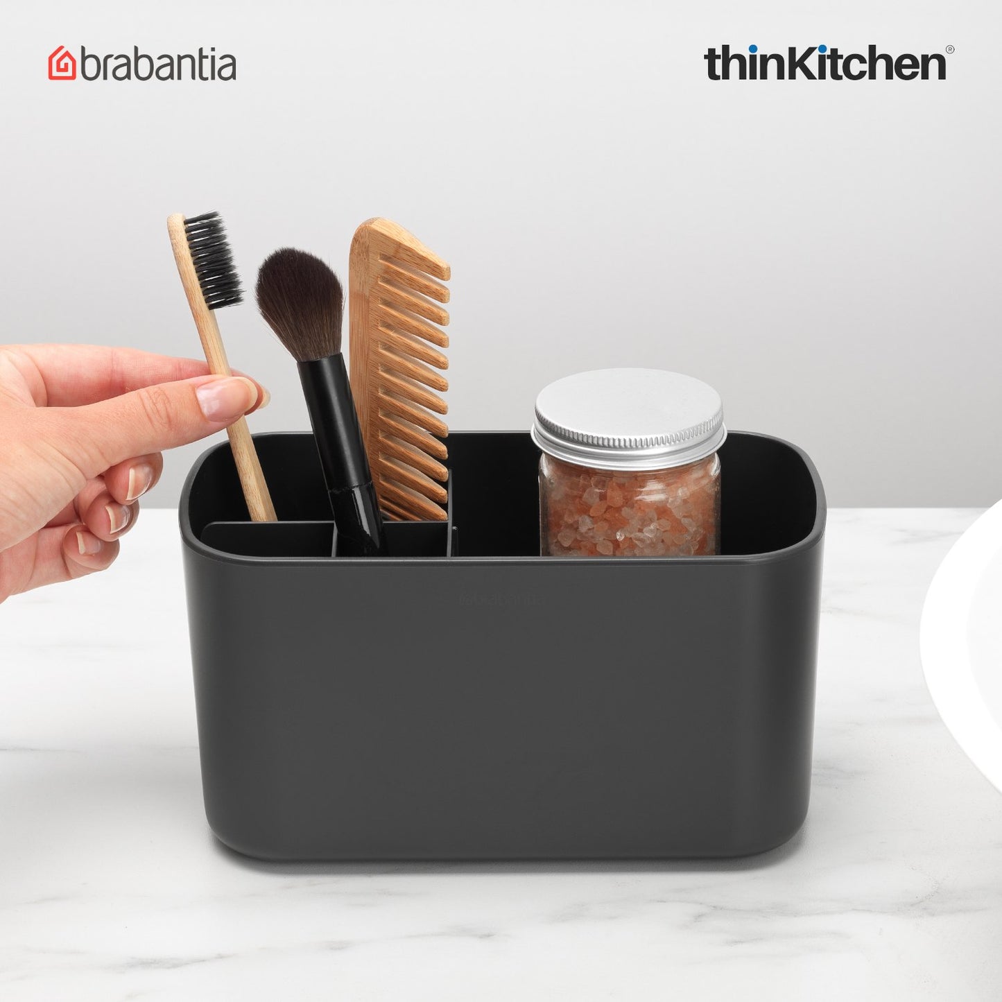 Brabantia Renew Bathroom Caddy Dark Grey
