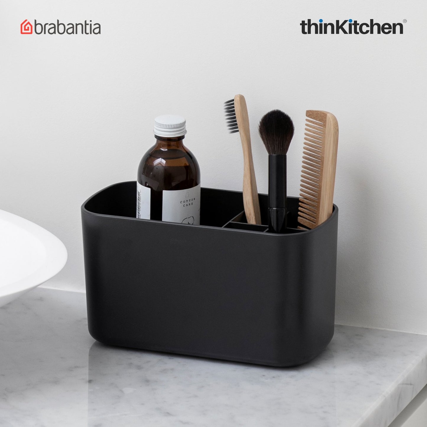 Brabantia Renew Bathroom Caddy Dark Grey
