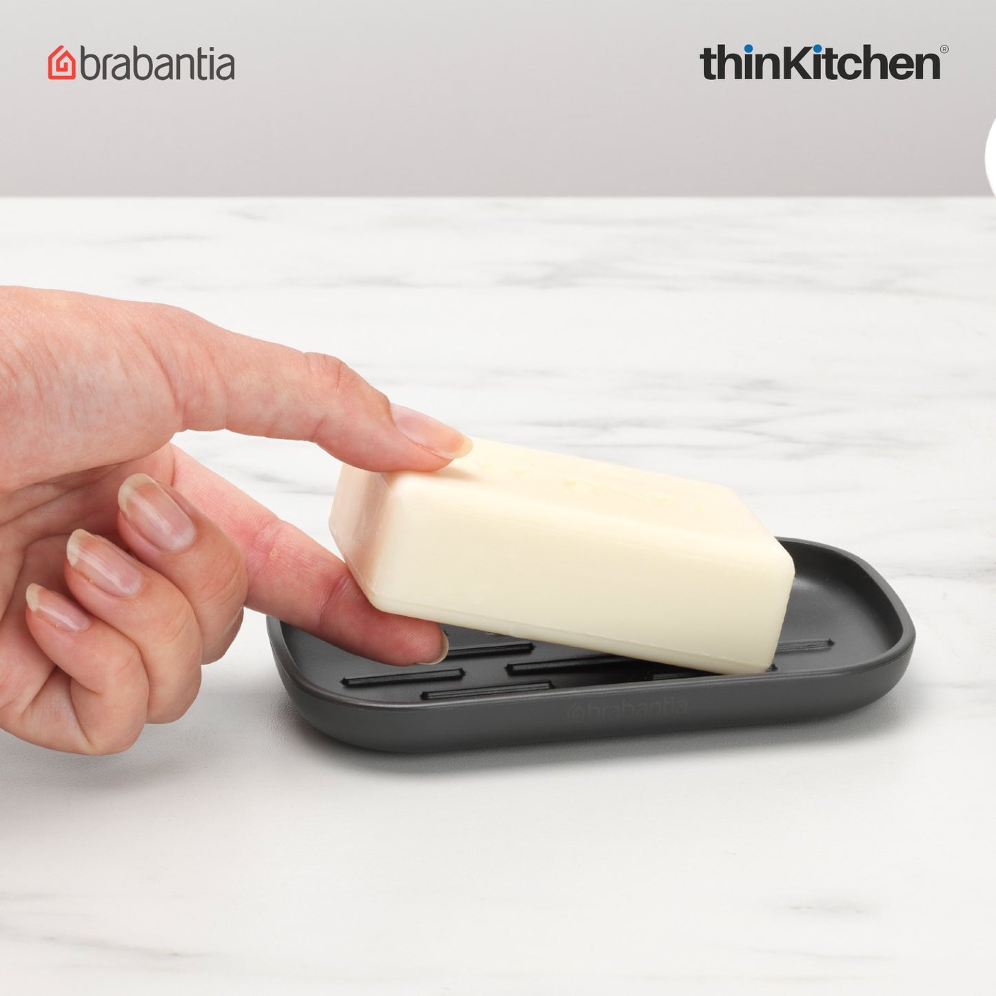 Brabantia Renew Soap Dish Dark Grey