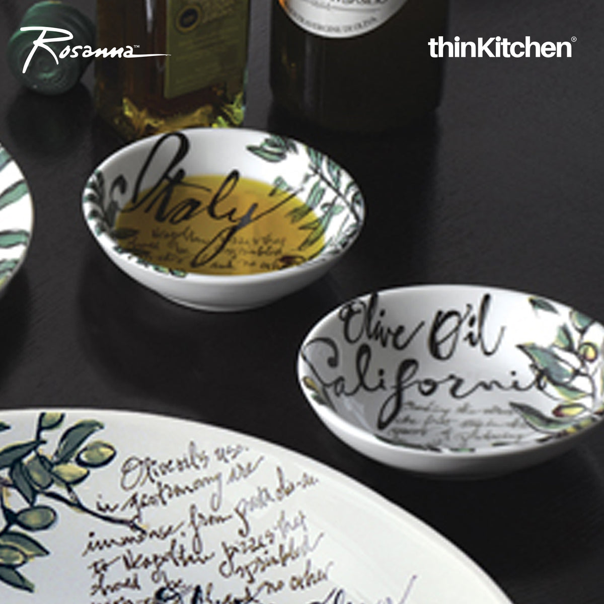 Rosanna Olive Oil Dipping Dishes, Set of 4 thinKitchen