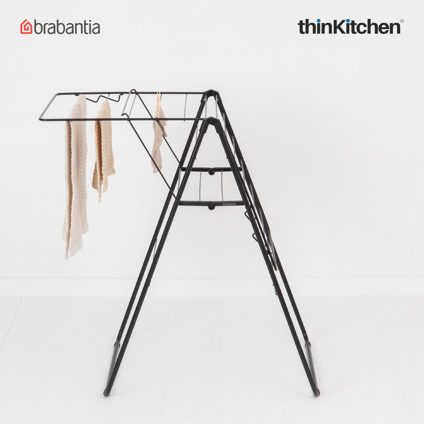Brabantia Hangon Drying Rack 15 Meters Matt Black