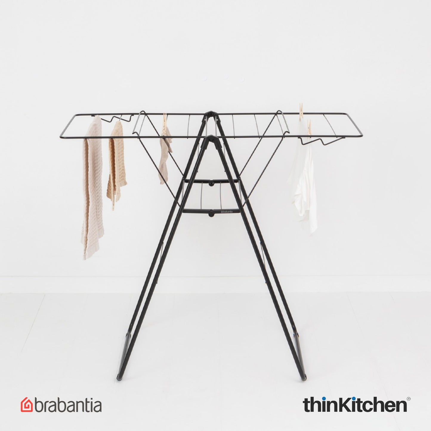 Brabantia Hangon Drying Rack 15 Meters Matt Black