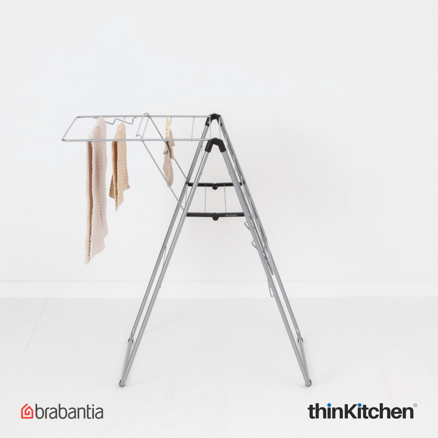 Brabantia Hangon Drying Rack 15 Meters Metallic Grey