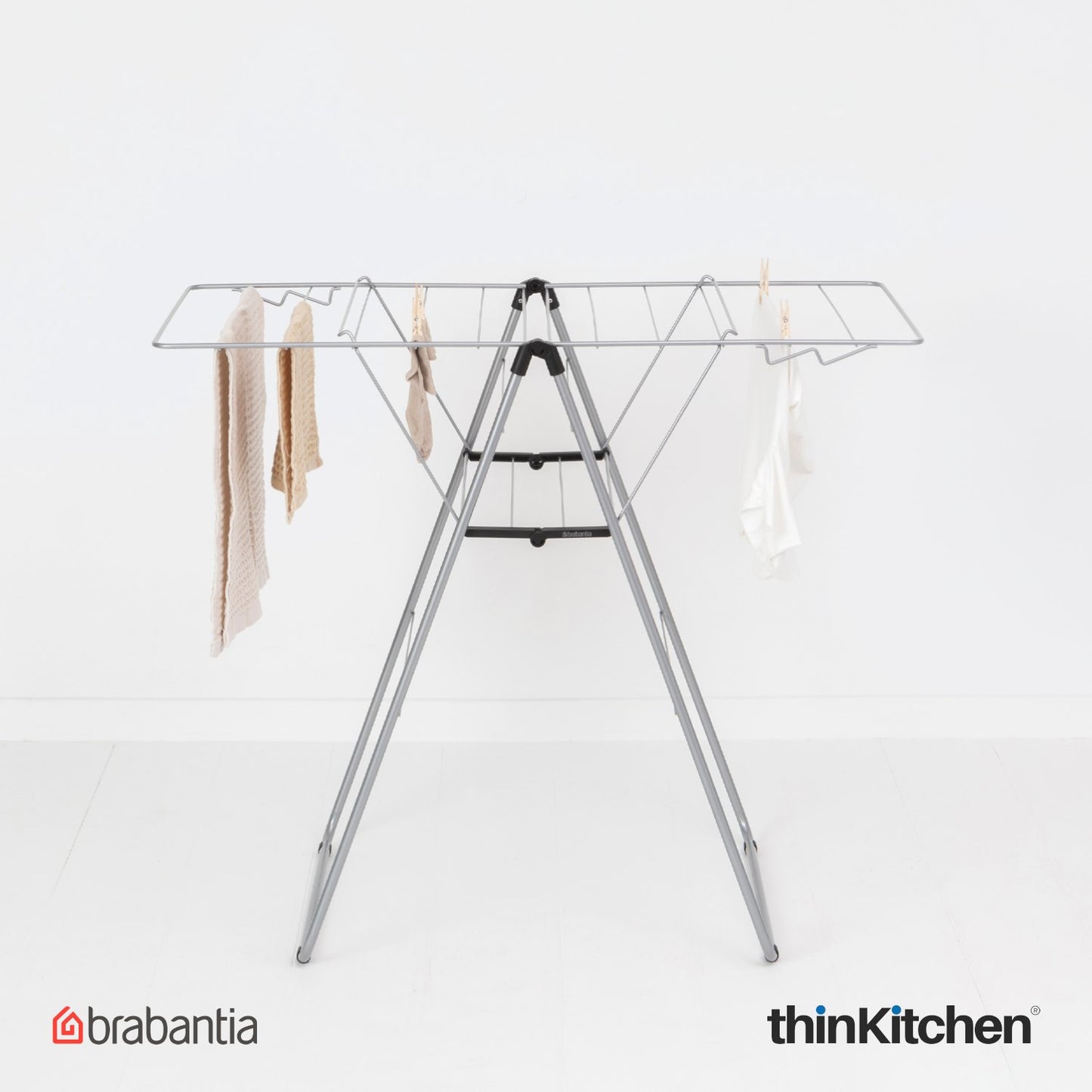 Brabantia Hangon Drying Rack 15 Meters Metallic Grey