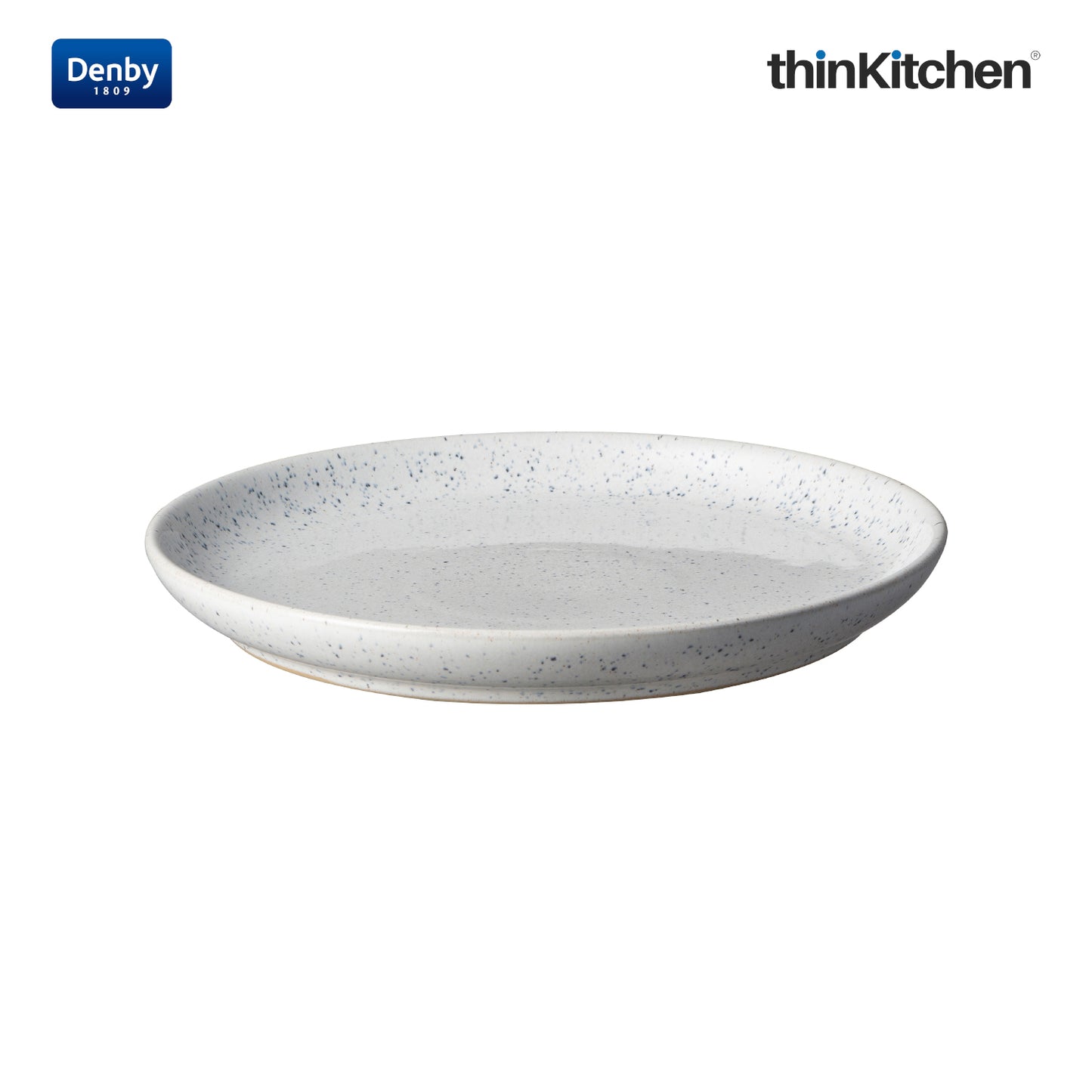 Denby Studio Blue Chalk Small Coupe Plate