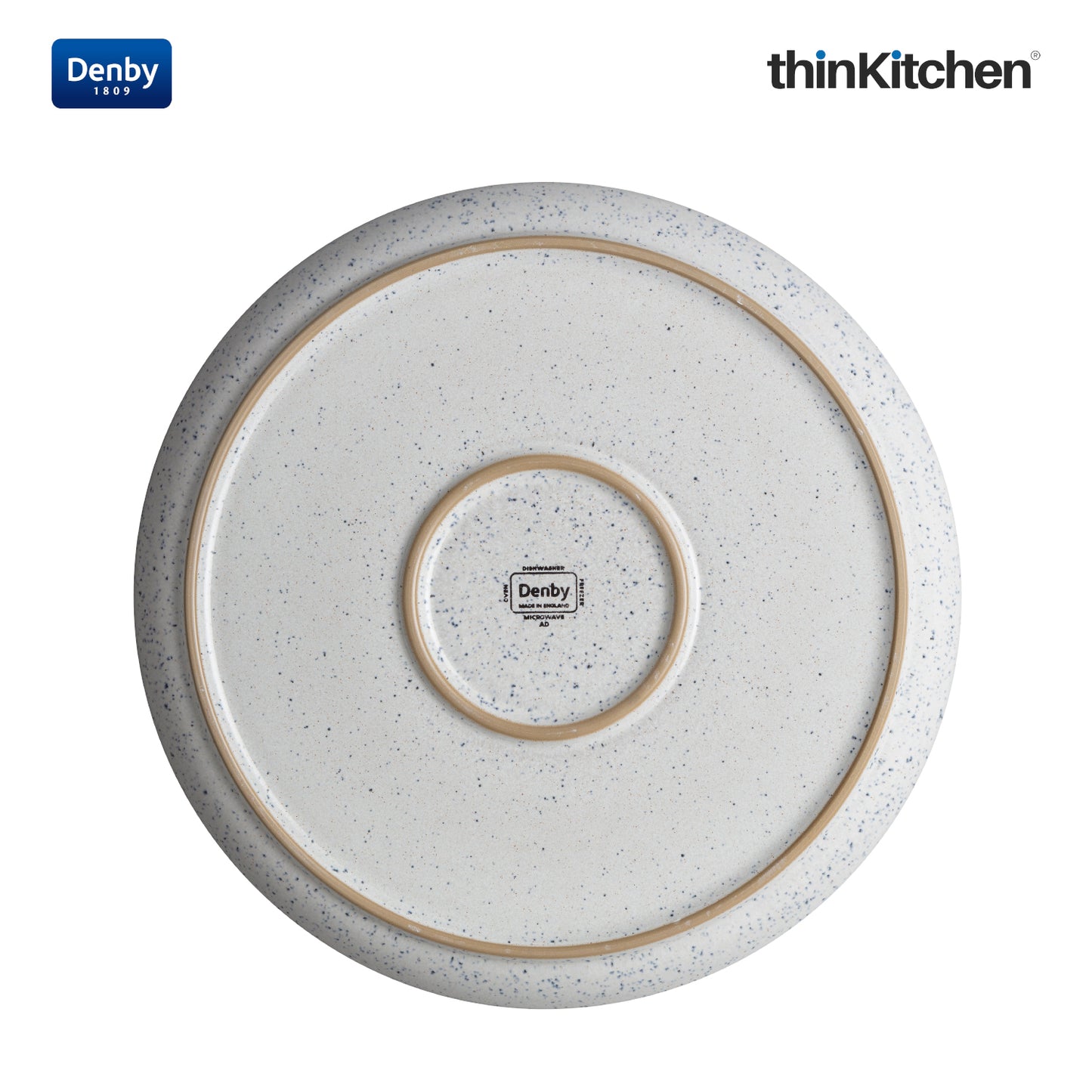 Denby Studio Blue Chalk Medium Coupe Plate