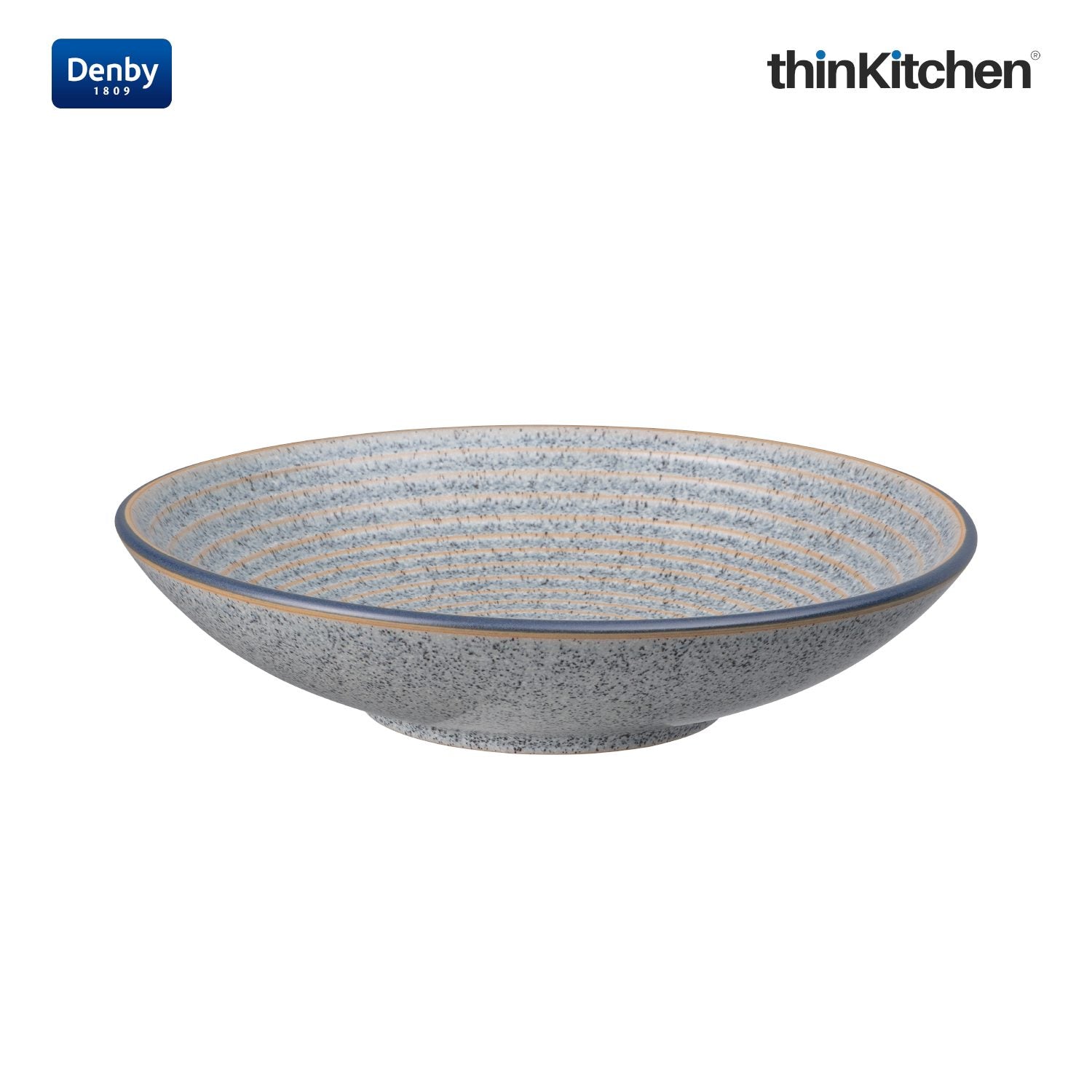 Denby Studio Grey Medium Ridged Bowl - 3