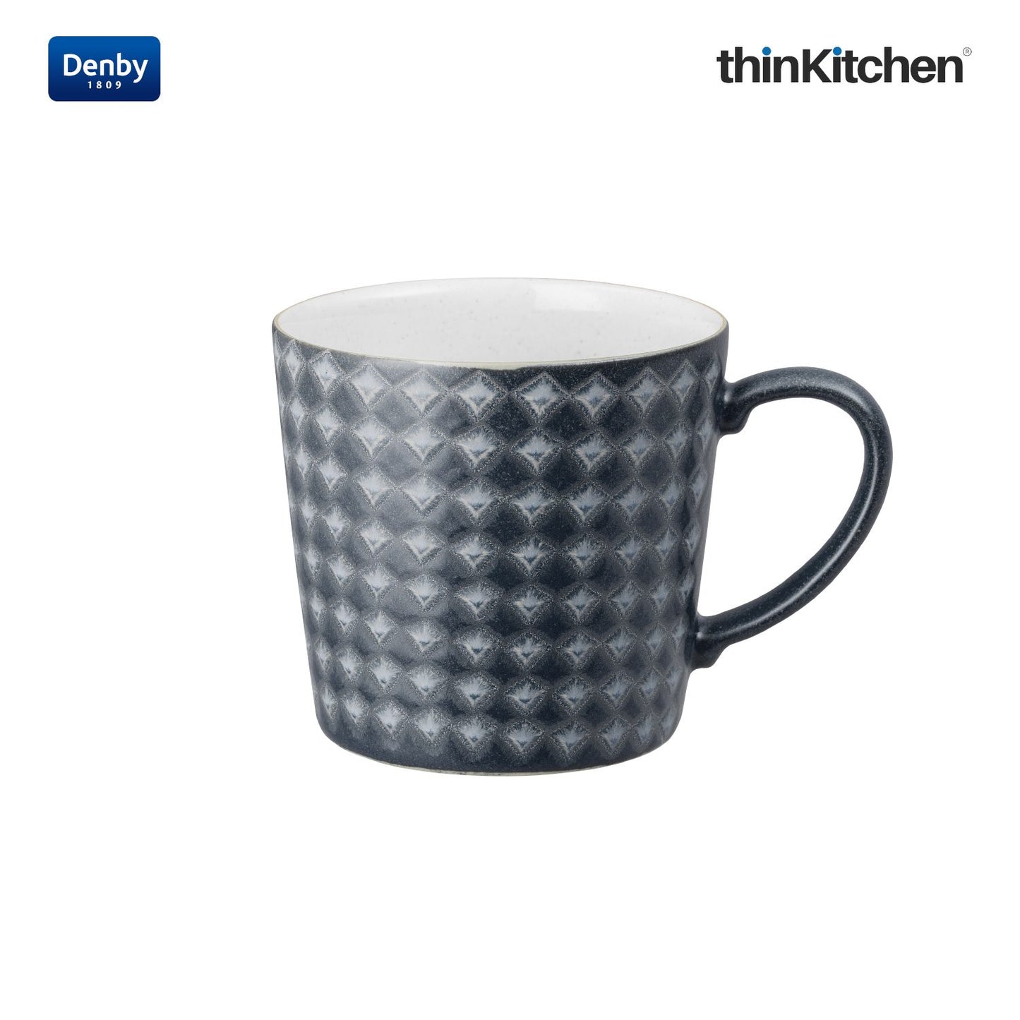 Denby Impression Charcoal Diamond Large Mug