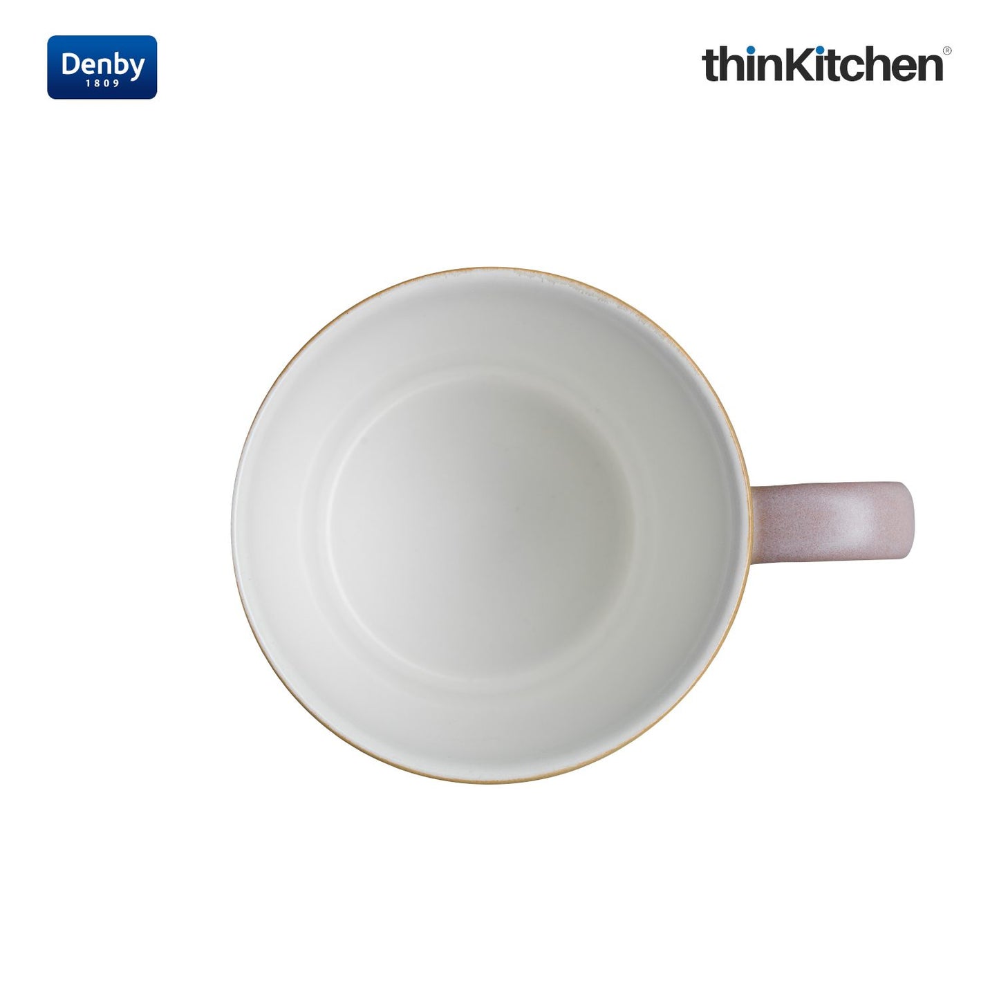 Denby Impression Pink Hexagon Large Mug