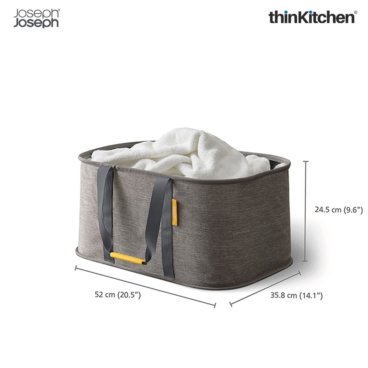 Joseph Joseph Laundry Combo: Pocket Plus Advanced Ironing Board Cover x Hold-All Collapsible 35L Laundry Basket
