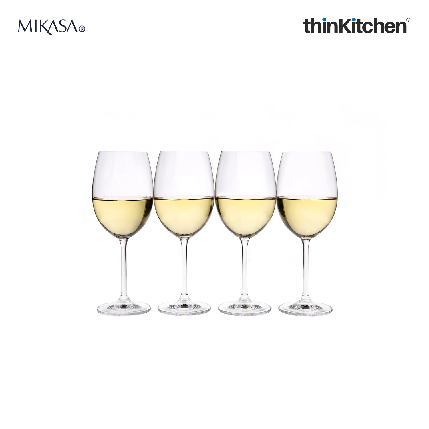 Mikasa Julie White Wine Glasses Set Of 4 468ml - 5