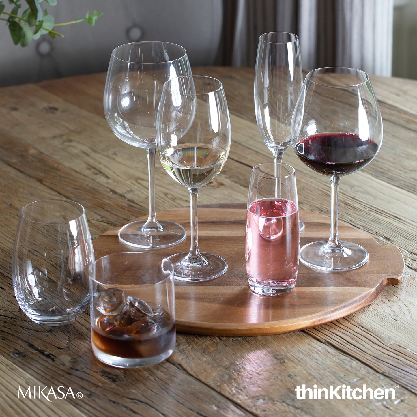 Mikasa Julie White Wine Glasses Set Of 4 468ml