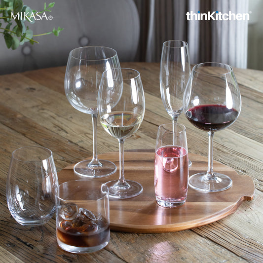 Mikasa Glassware Julie Set Of 4 Red Wine Glasses, 468ml, Gift Boxed