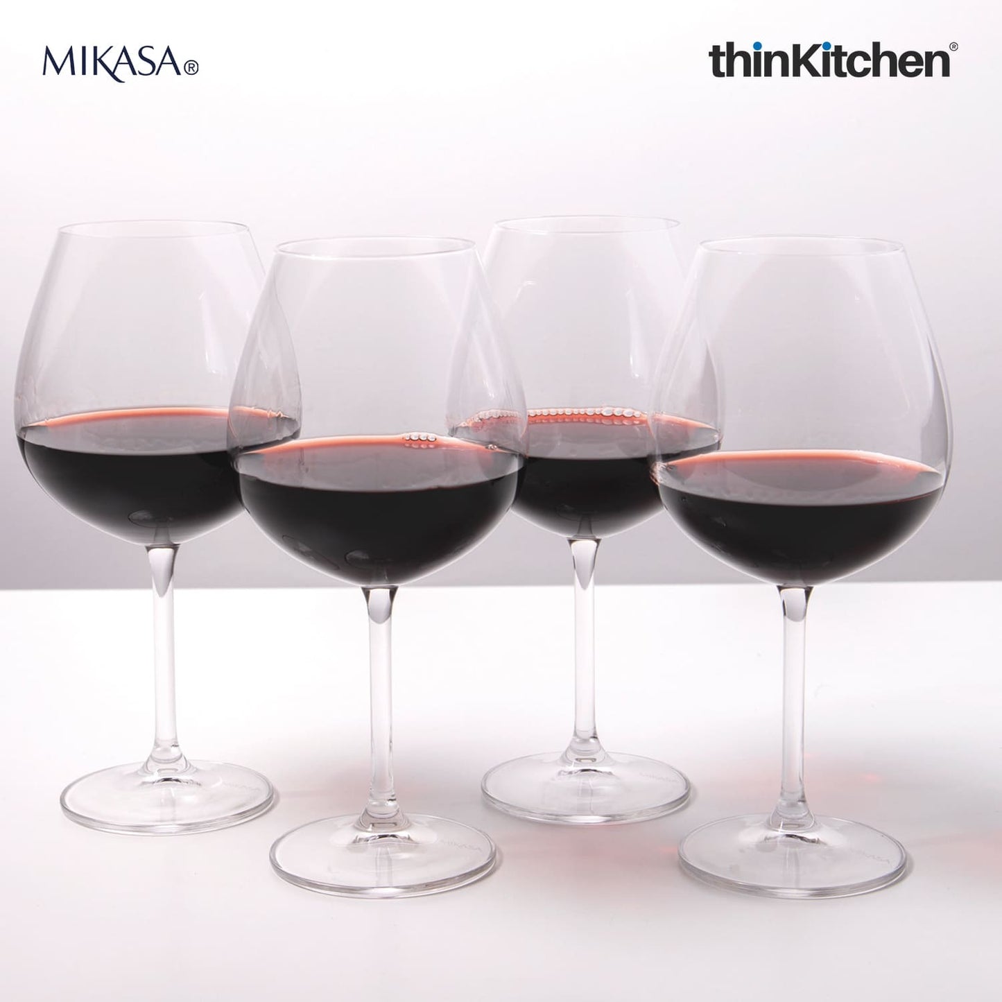 Mikasa Mikasa Glassware Mikasa Julie Set Of Four Red Wine Glasses, 468Ml, Gift Boxed