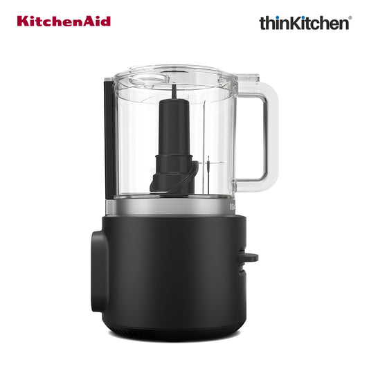 KitchenAid Go Cordless Electric Vegetable Chopper, 1.18L, Black Matte – Battery Sold Separately