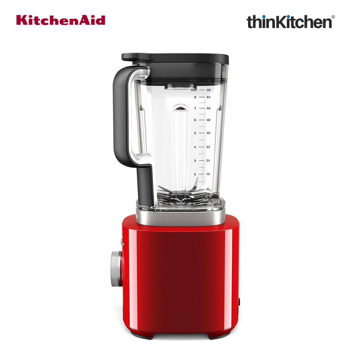 KitchenAid K200 Pure Power Blender 2L - Empire Red | 3 Speeds, Ice Crush & Pulse Function