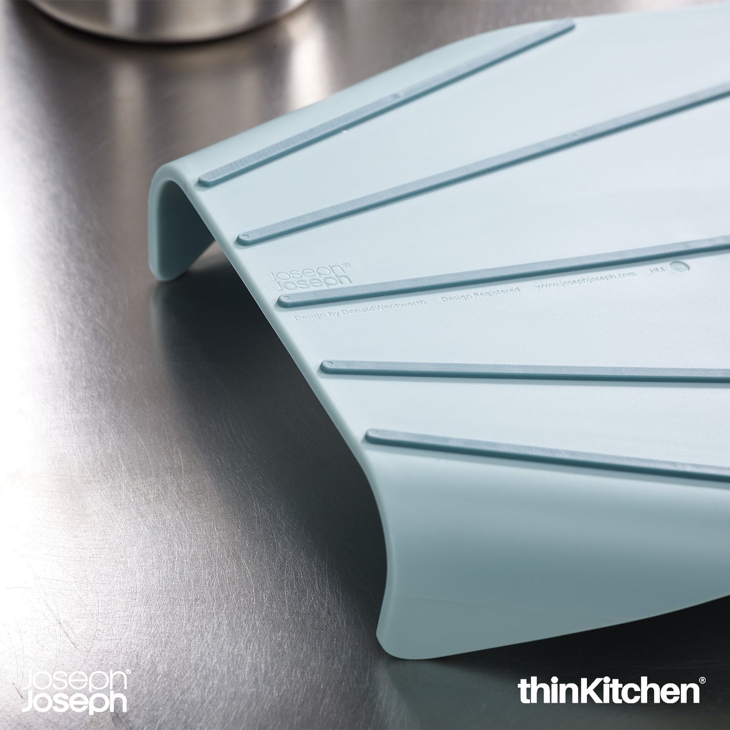 Joseph Joseph 3-Piece Plastic Chopping Board Set - Grey | For Vegetables & Multi-Use Kitchen Prep