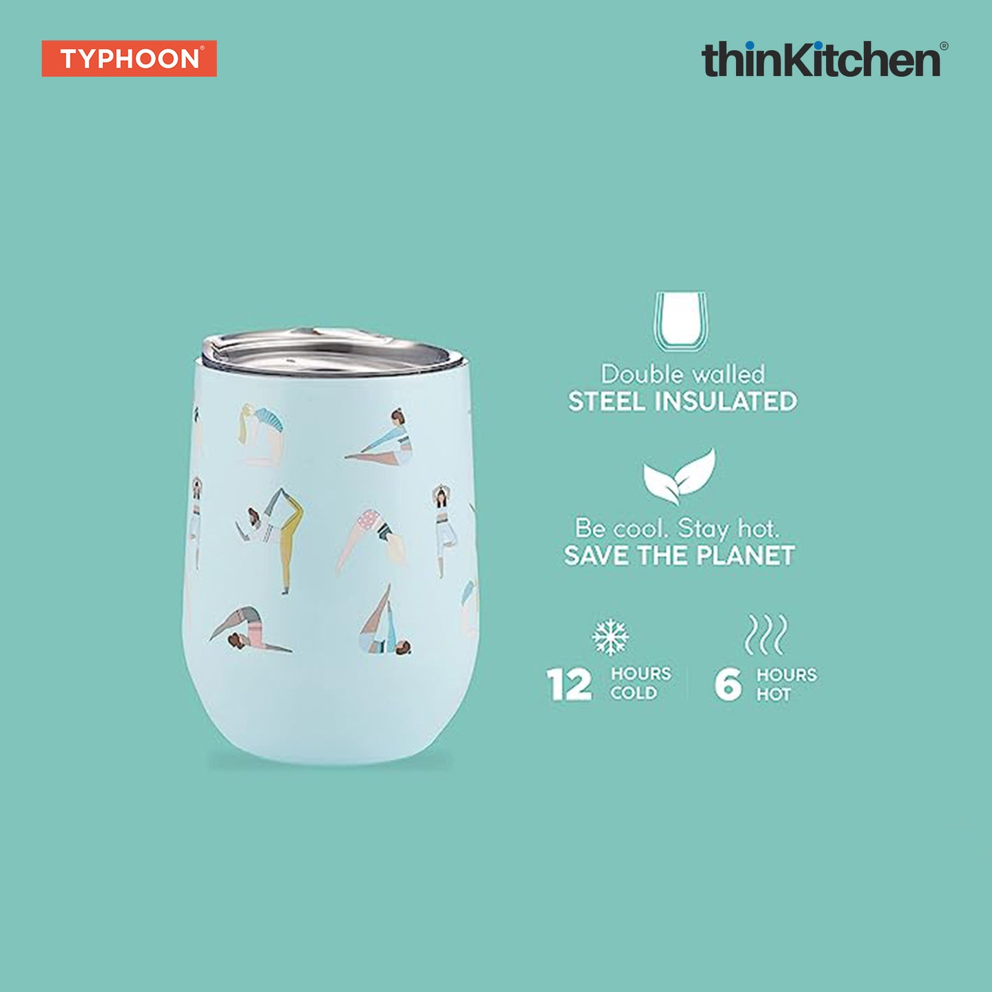 Typhoon Pure Active Tumbler Blue 350ml