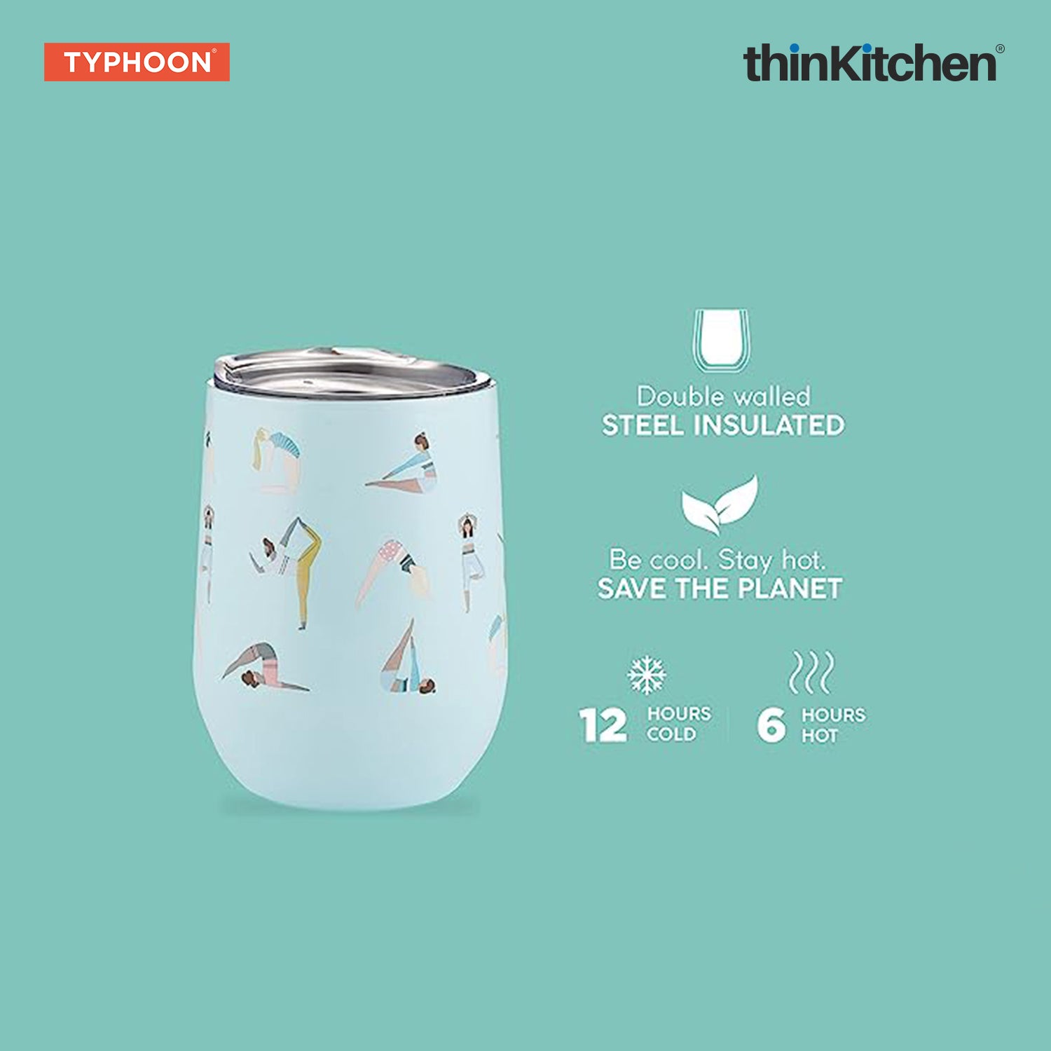 Typhoon Pure Active Tumbler Blue 350ml - 8