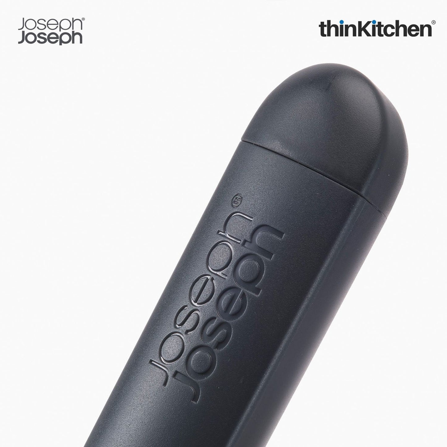 Joseph Joseph SinkTech Dish Brush and Sponge Set with Large Stainless-Steel Storage Stand, Durable Bristles, Replaceable Heads