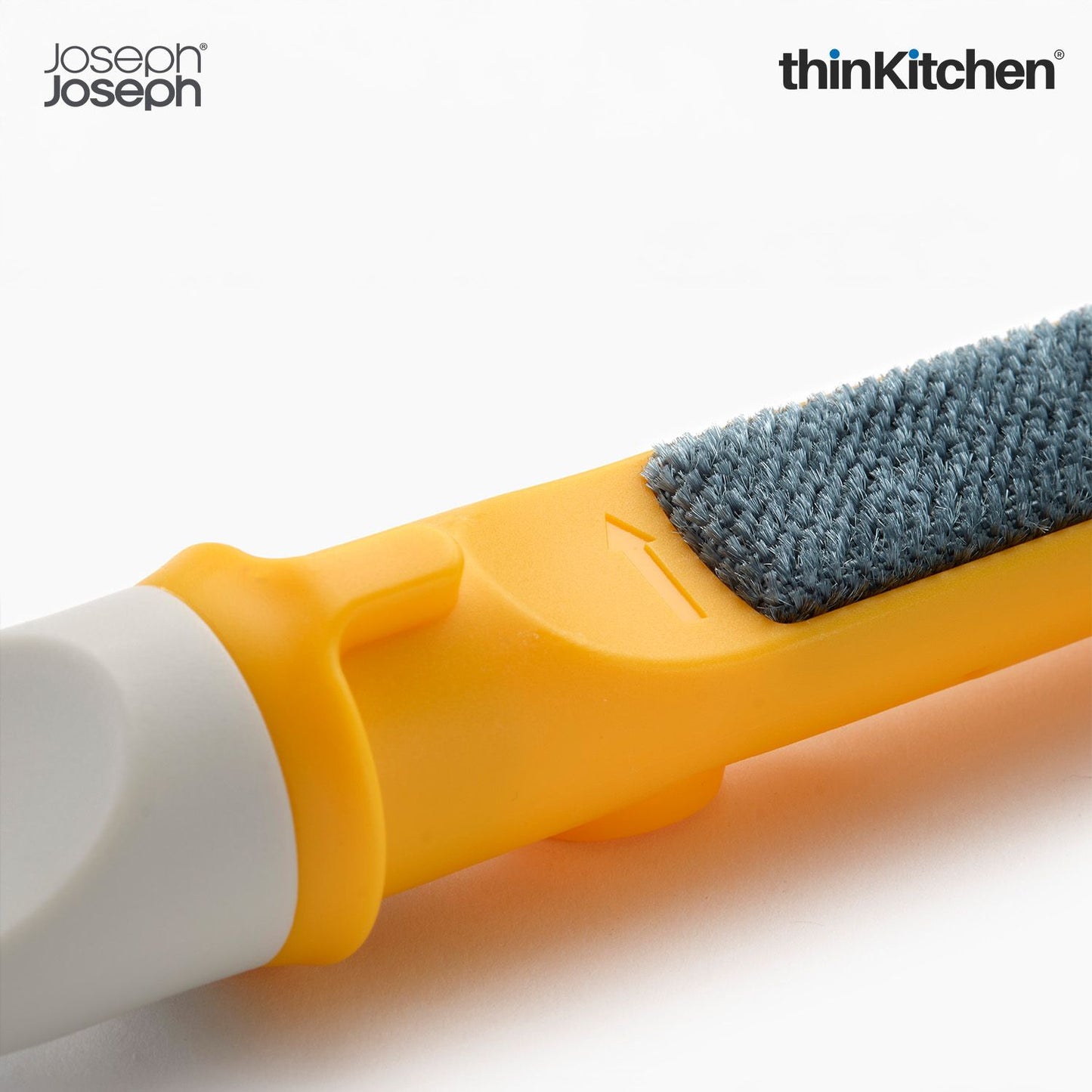 Joseph Joseph CleanTech 3-in-1 Duster with Storage Sheath and Duster Head Cleaning Tool, Light Stone